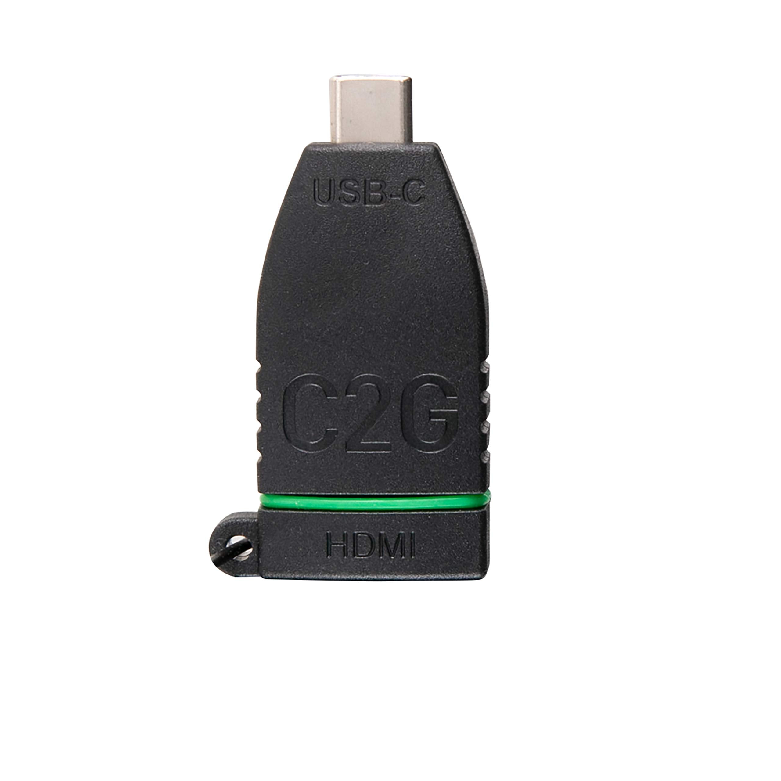 C2G HDMI Adapter Ring mDP DP USBC Rectractor