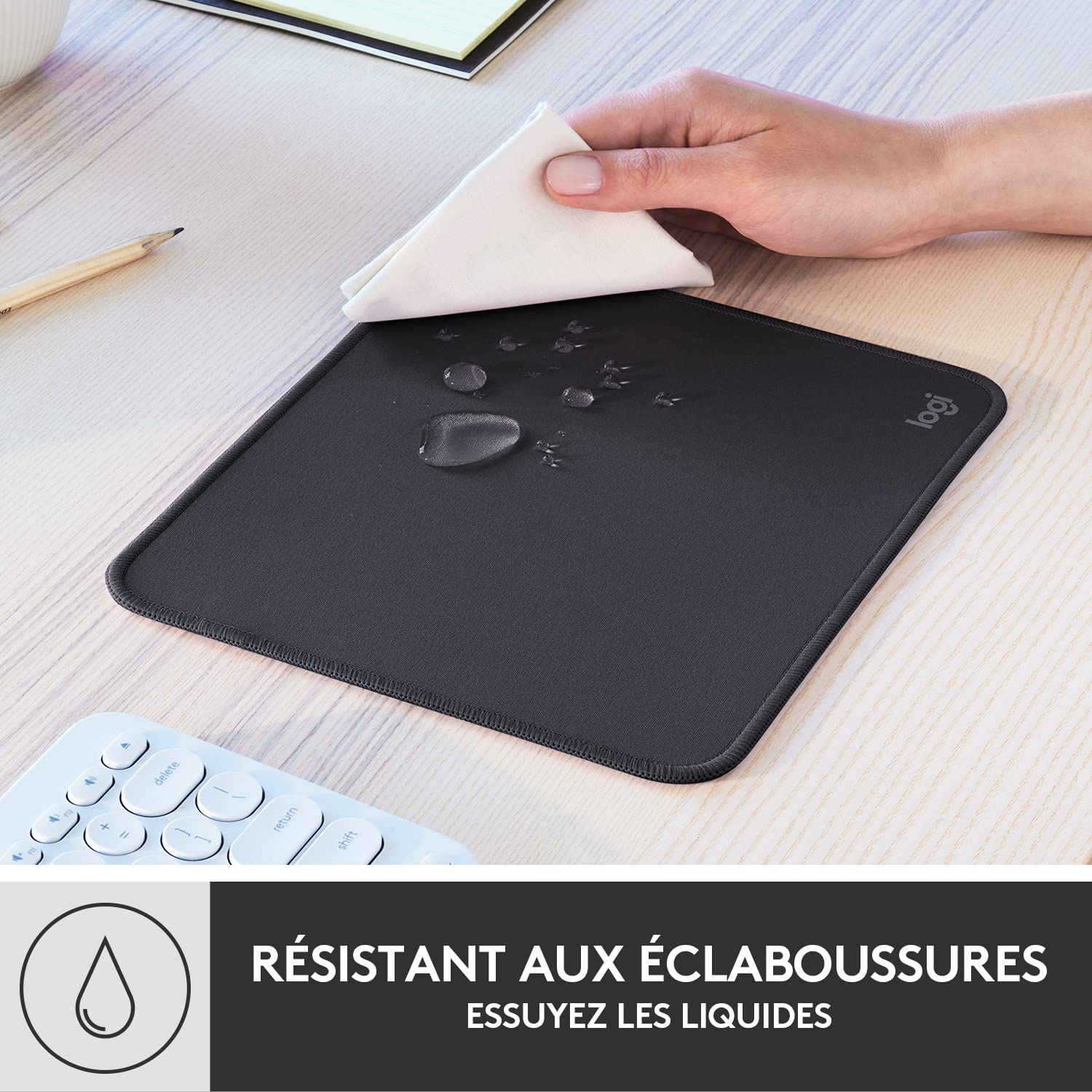 LOGITECH Desk Mat Studio Series Mouse pad graphite