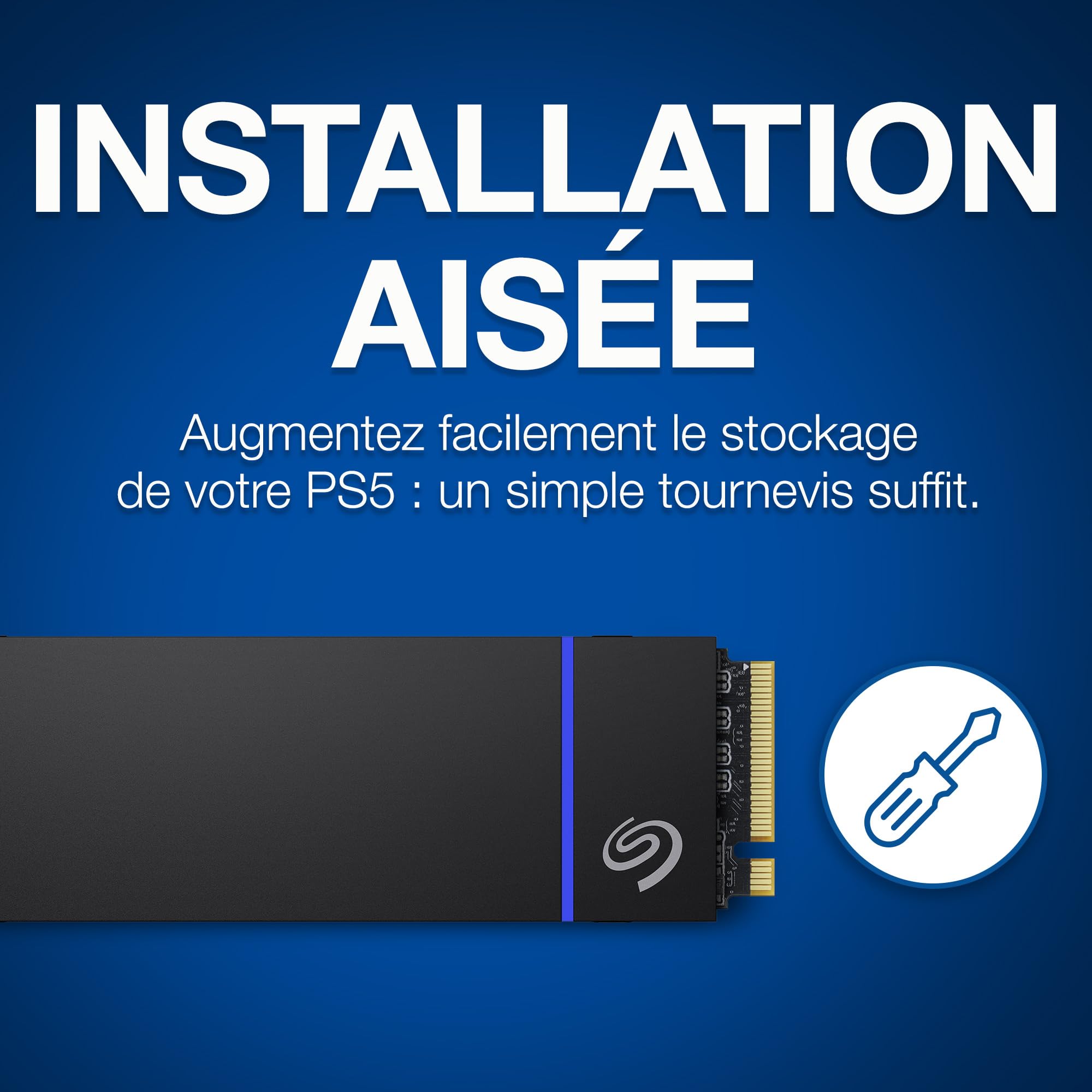 SEAGATE Game Drive for PS5 2To NVMe M.2 SSD EMEA