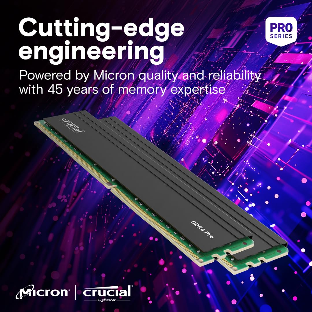 Module de mémoire Crucial Pro CP2K16G4DFRA32A 32 Go 2 x 16 Go DDR4