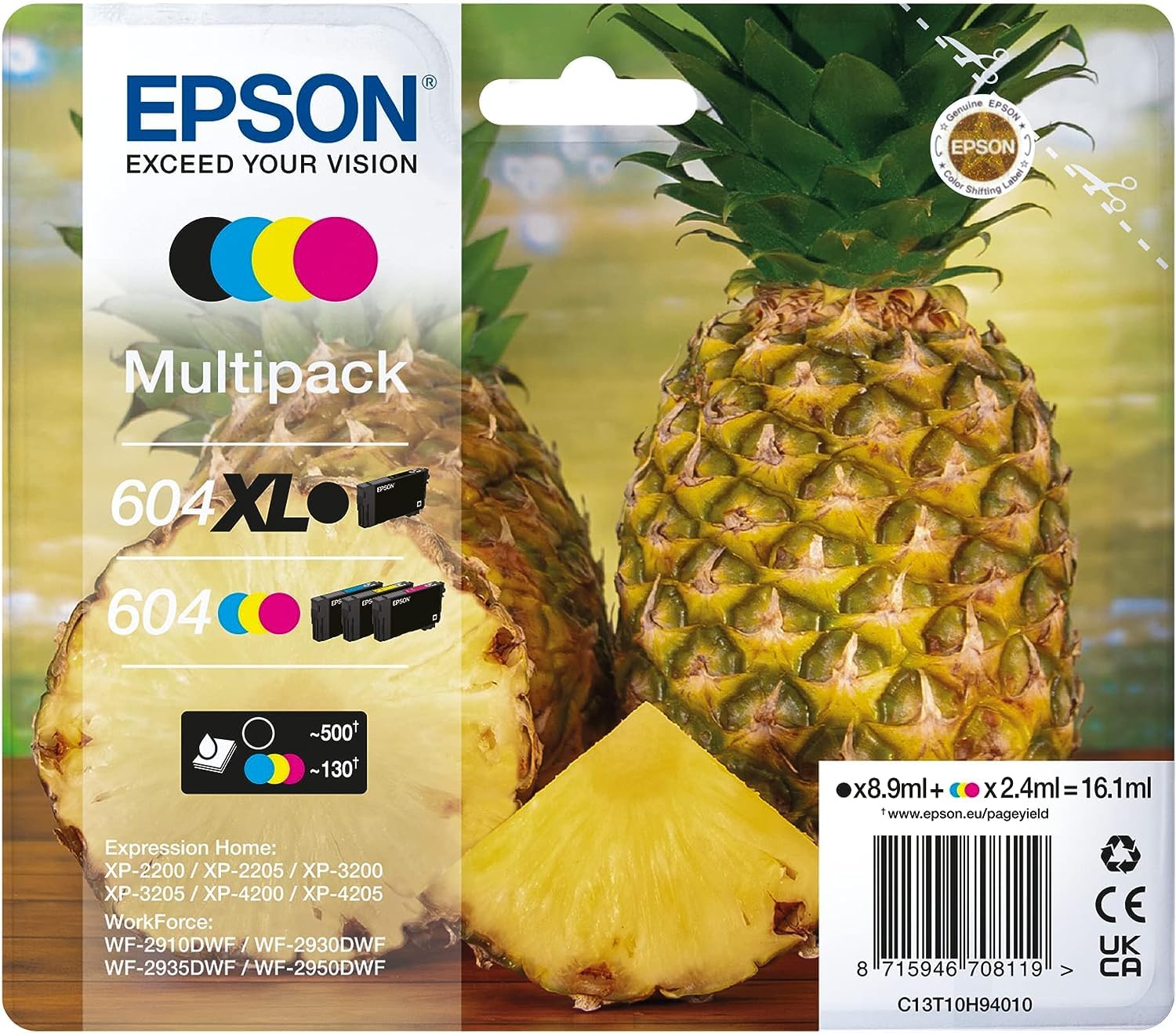 Ink/604XL Pineapple CMYK