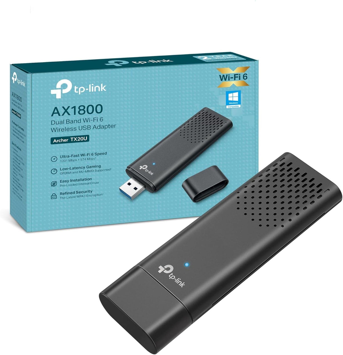 TP-LINK AX1800 Dual Band Wi-Fi 6 USB Adapter