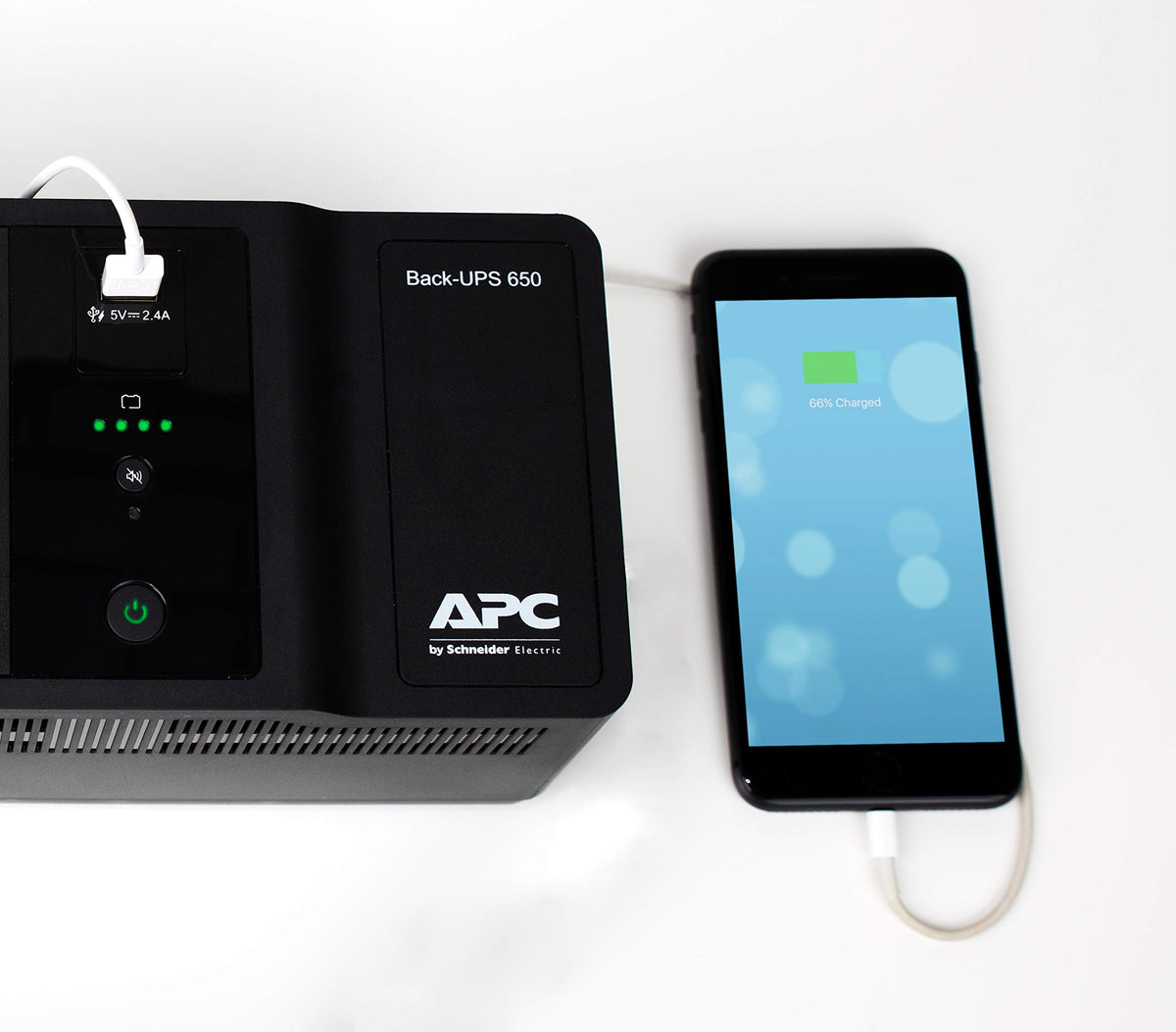 APC Back-UPS BE650G2-GR UPS AC 230V 400Watt 650VA output connectors 8 Black