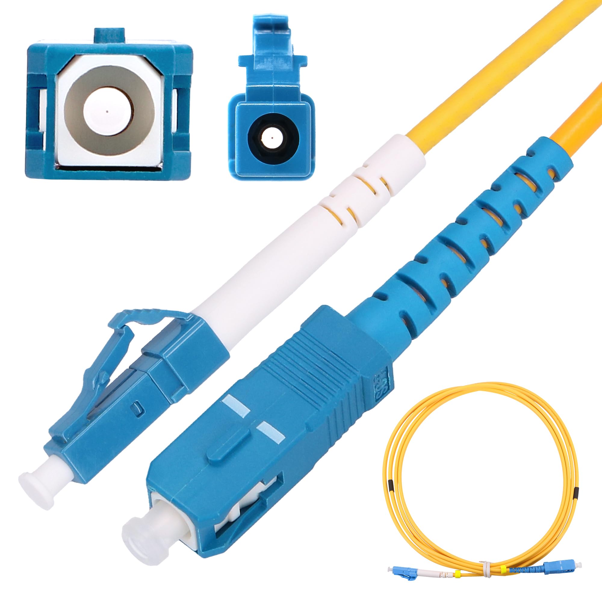 Extralink EX.12288 câble InfiniBand et a fibres optiques FTTH Jaune