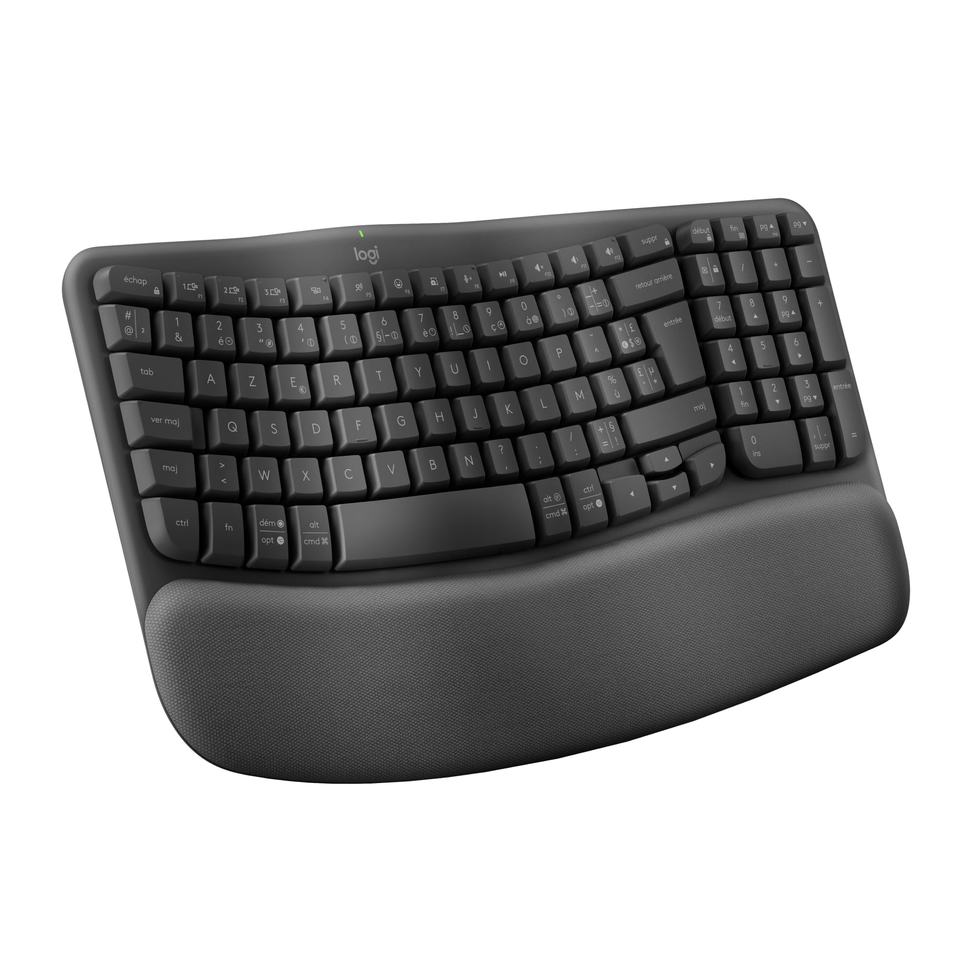 Wave Keys Wireless Ergo KBD GRAPHITE FR