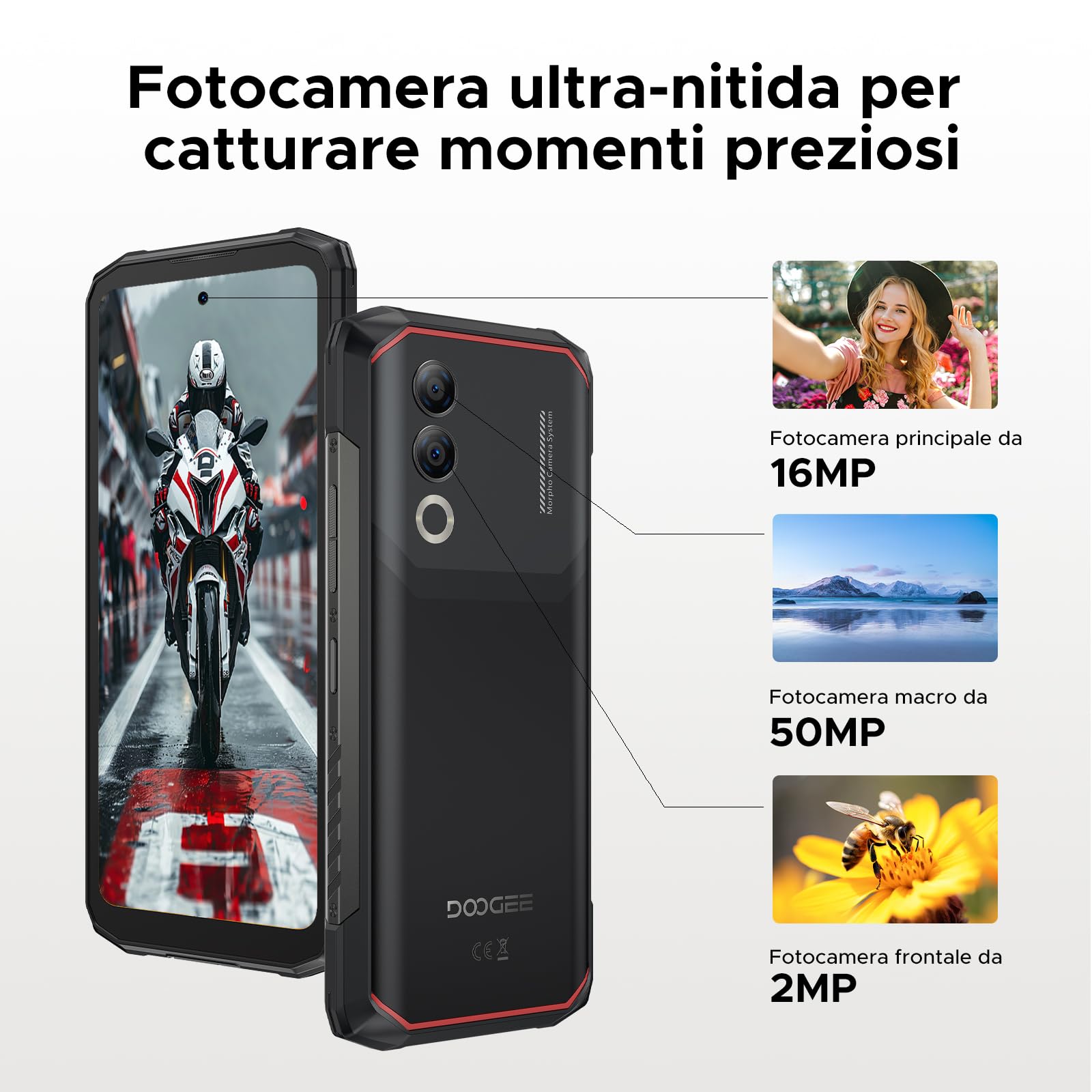 Doogee Blade 20 Turbo (NFC - 6.6'' - 256 Go, 8 Go RAM - 10 300 mAh) Noir
