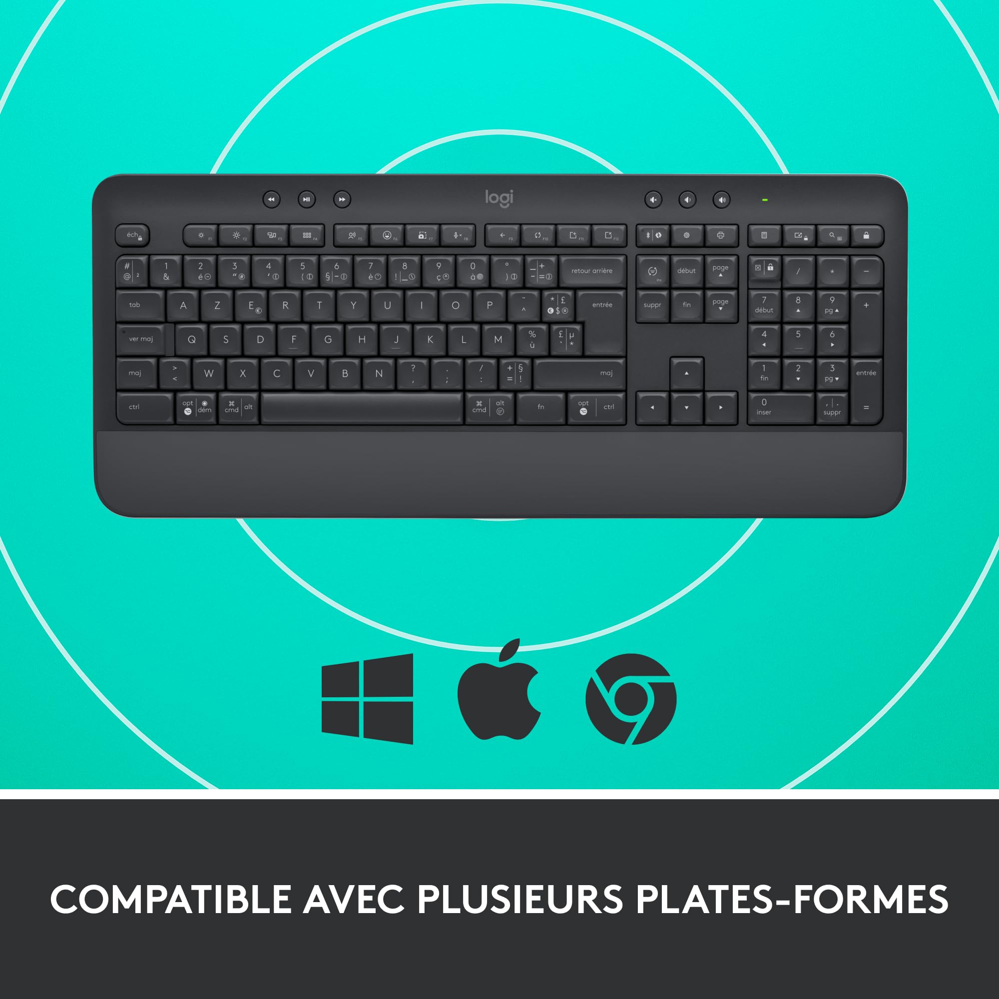 Logitech Clavier Signature K650 - Graphite - FRA