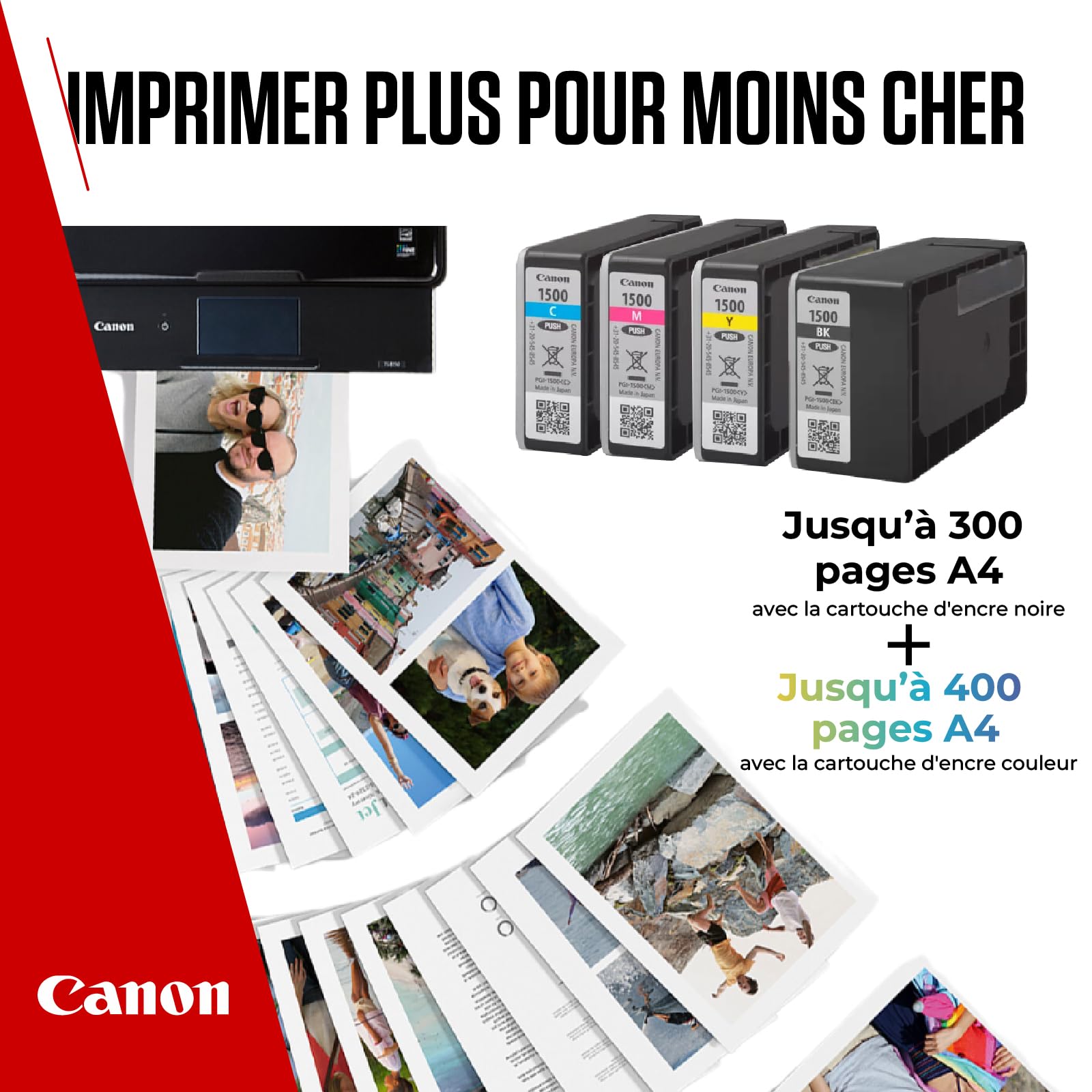 CANON PGI-1500 Ink Cartridge BK/C/M/Y MULTI