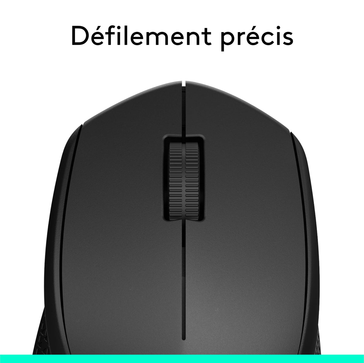 LOGITECH M280 Mouse right-handed optical 3 buttons wireless 2.4 GHz USB wireless receiver black