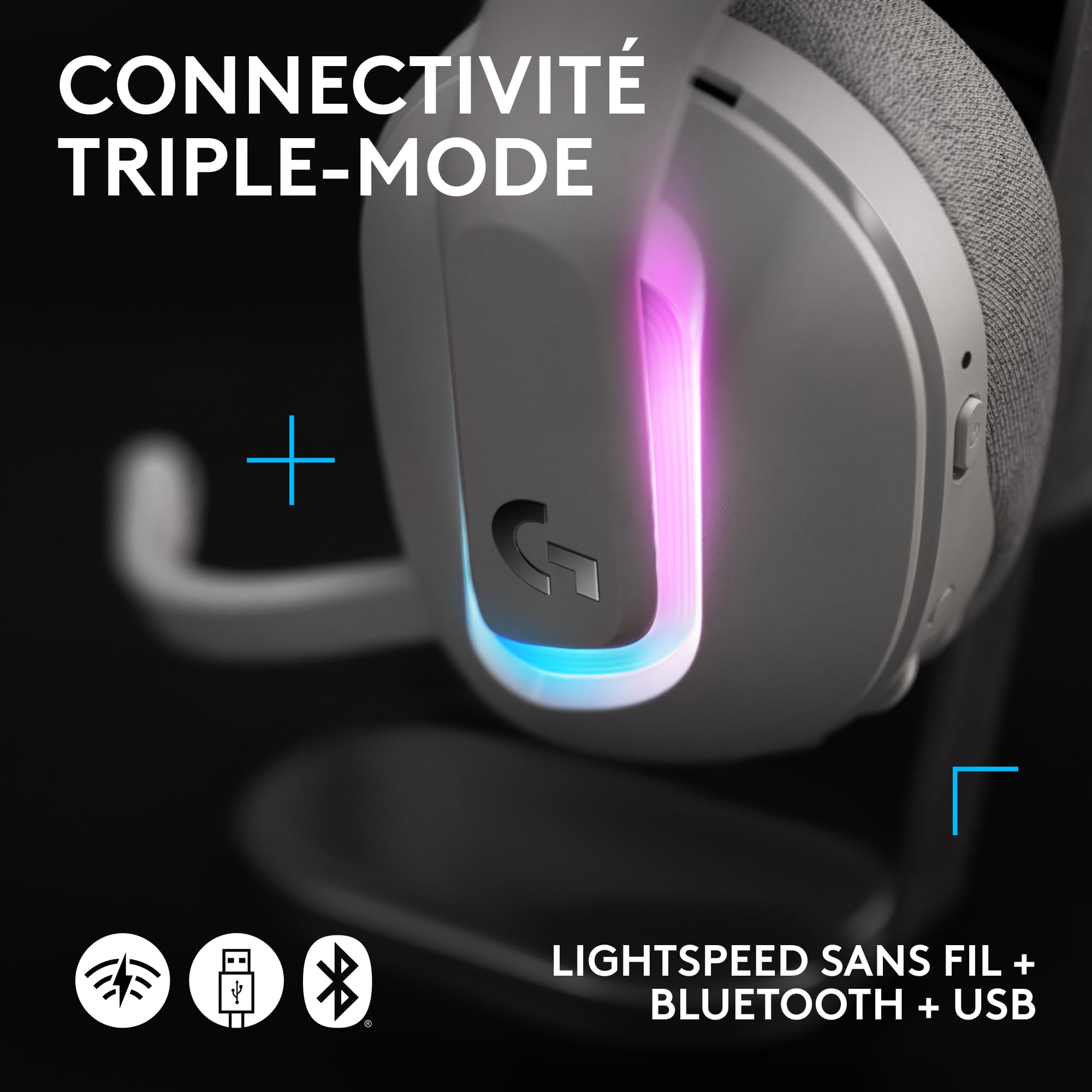 G522 LIGHTSPEED Headset - White