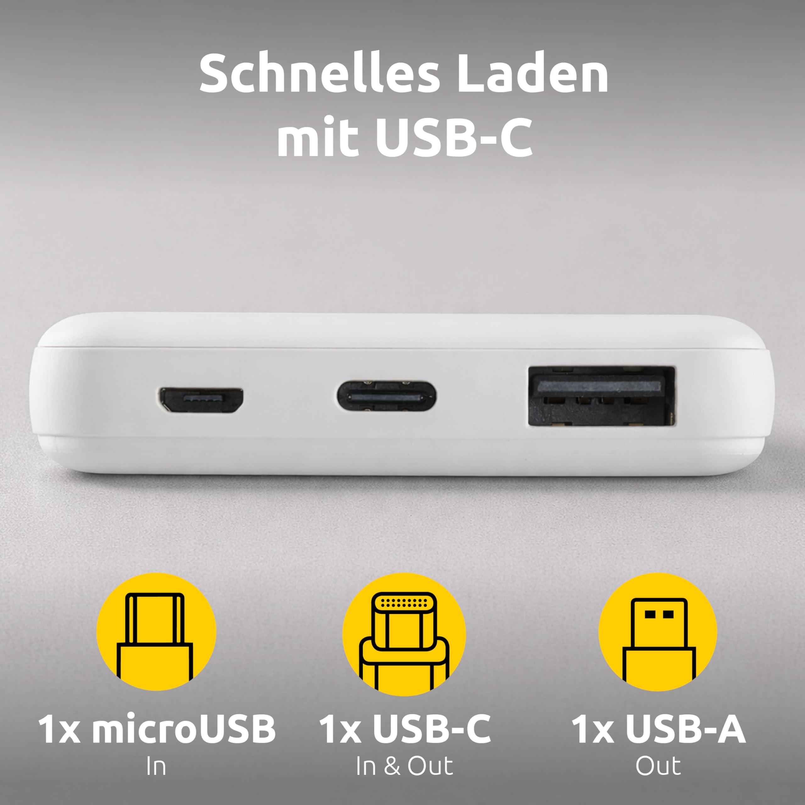 INTENSO PowerBank XS5000 USB / Type-C -5000 mAh blanc