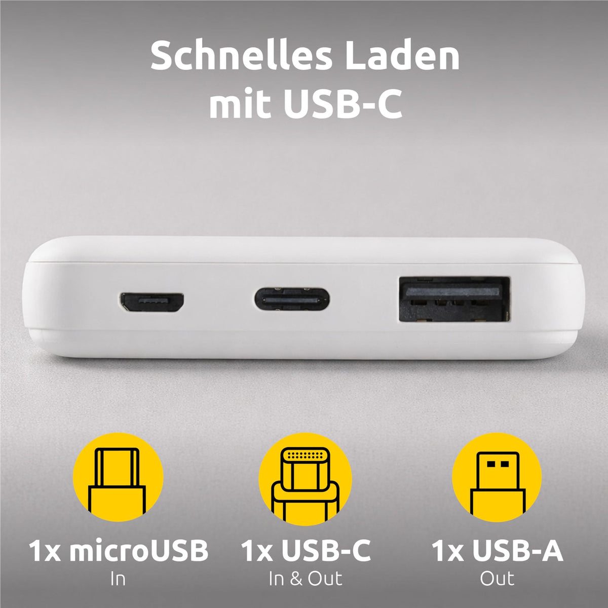 INTENSO PowerBank XS5000 USB / Type-C -5000 mAh blanc