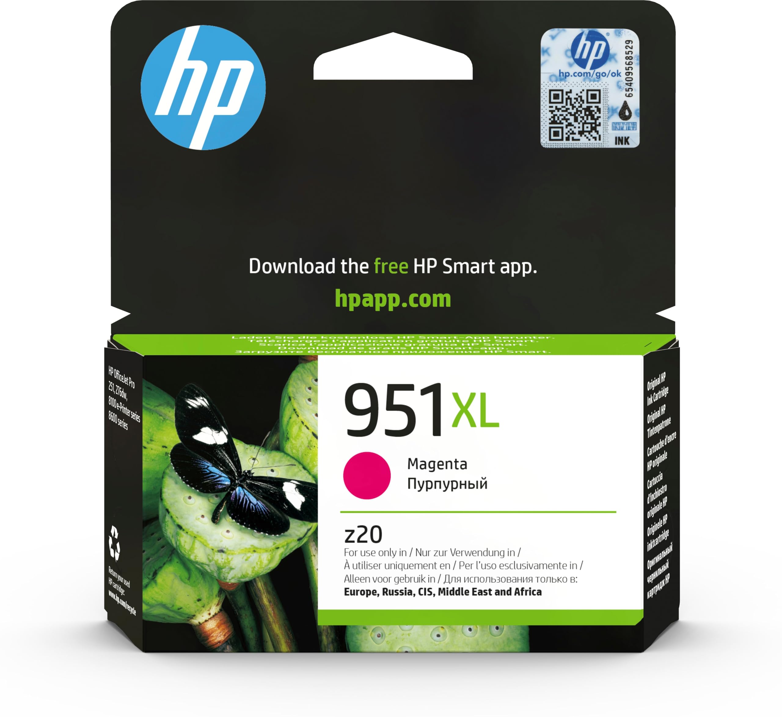 HP 951XL original Ink cartridge CN047AE BGX magenta high capacity 1.500 pages 1-pack Officejet