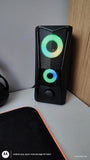 TRUST Enceintes JAVV 2.0 RGB noire