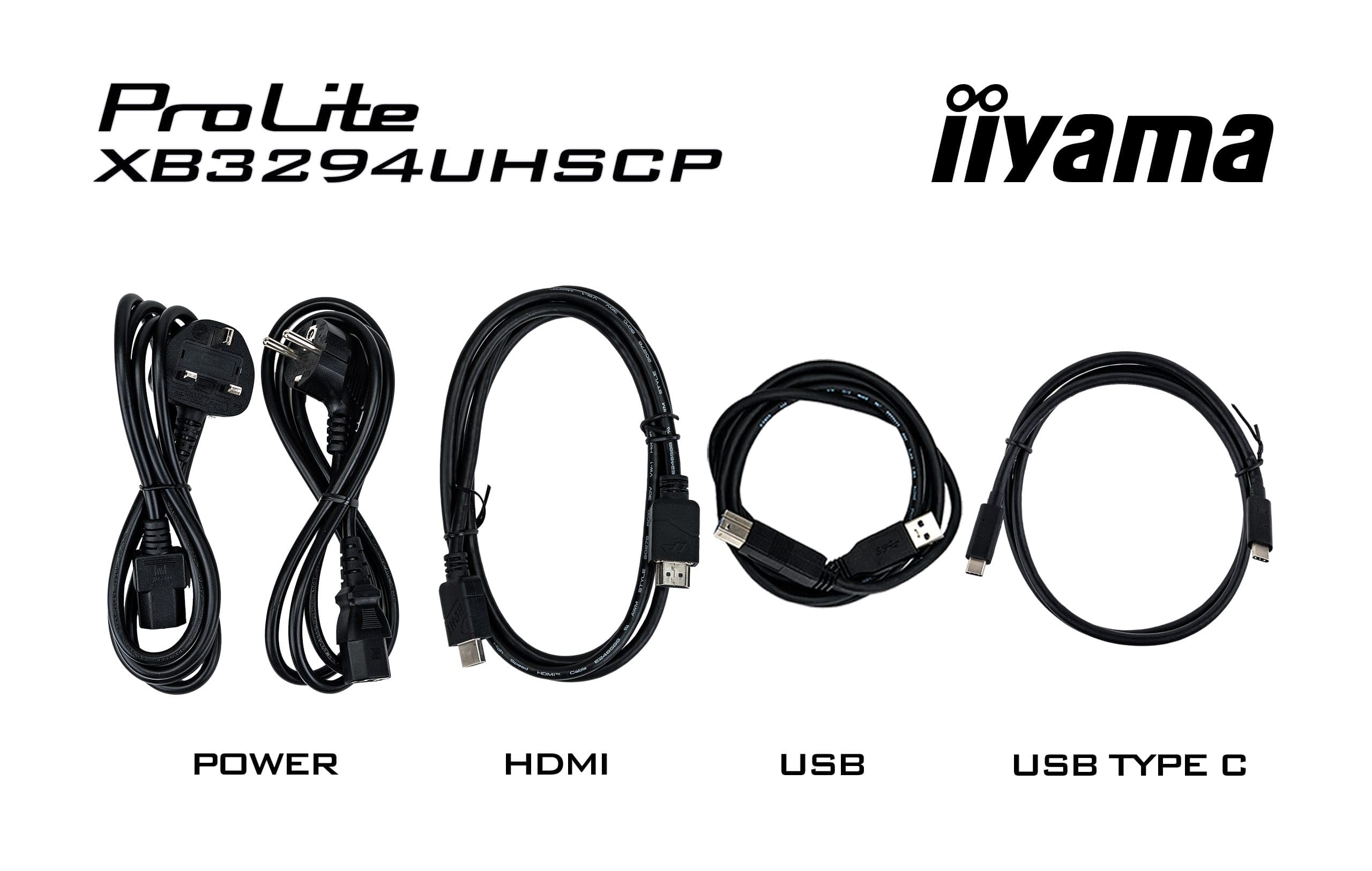 iiyama XB3294UHSCP-B1 32" VA LCD USB-C D