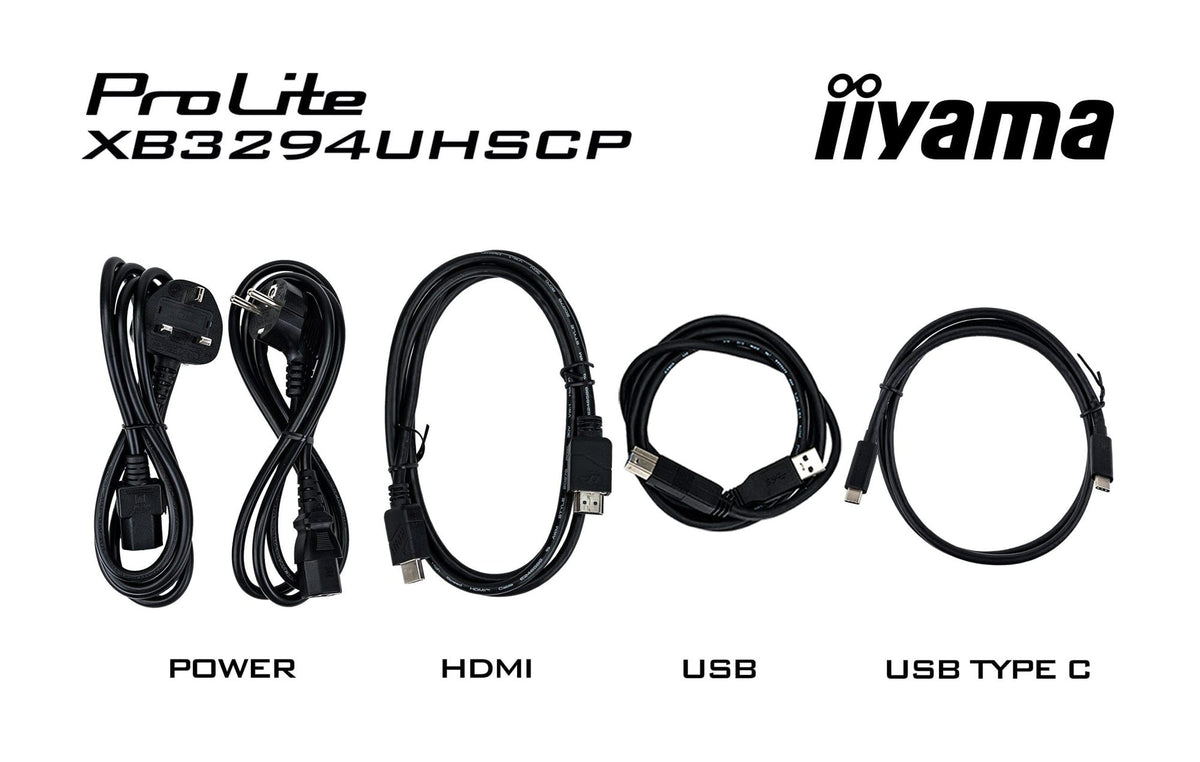 iiyama XB3294UHSCP-B1 32" VA LCD USB-C D