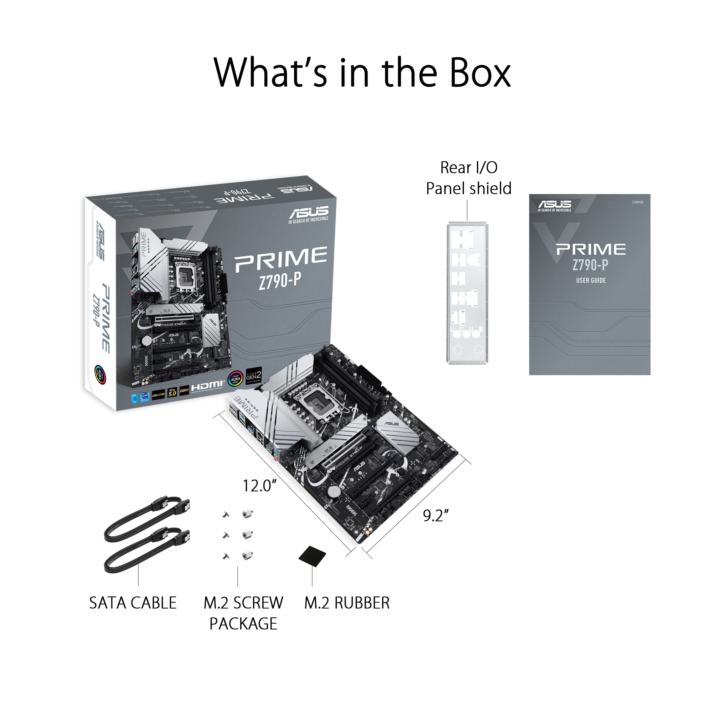 ASUS PRIME Z790-P LGA 1700 4xDDR5 ATX 4xSATA MB 1xHDMI 1xDP 3xM.2