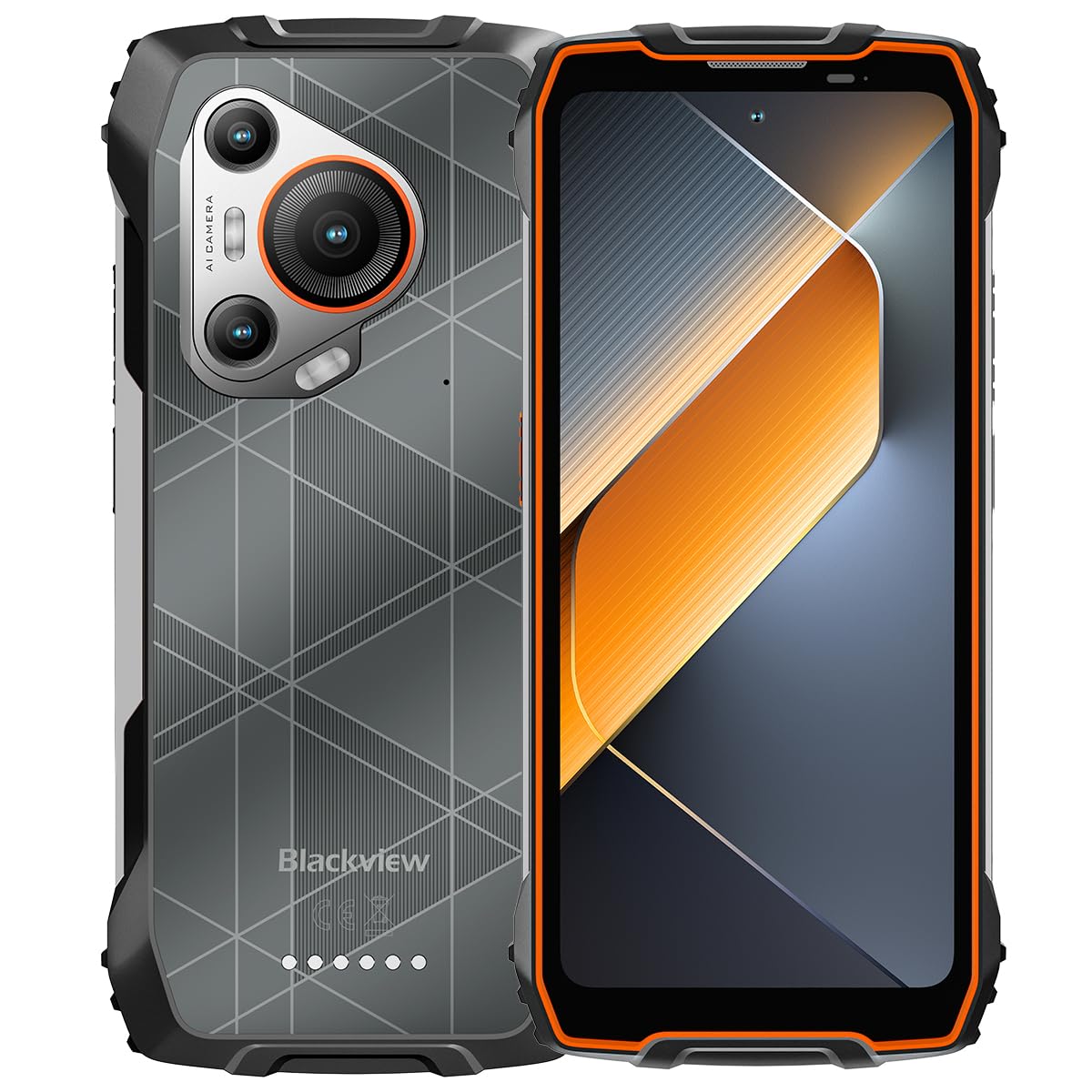 Blackview BL7000 (Doke IA - 5G - Ã‰cran 6.78'' - 256 Go, 8 Go RAM) Orange
