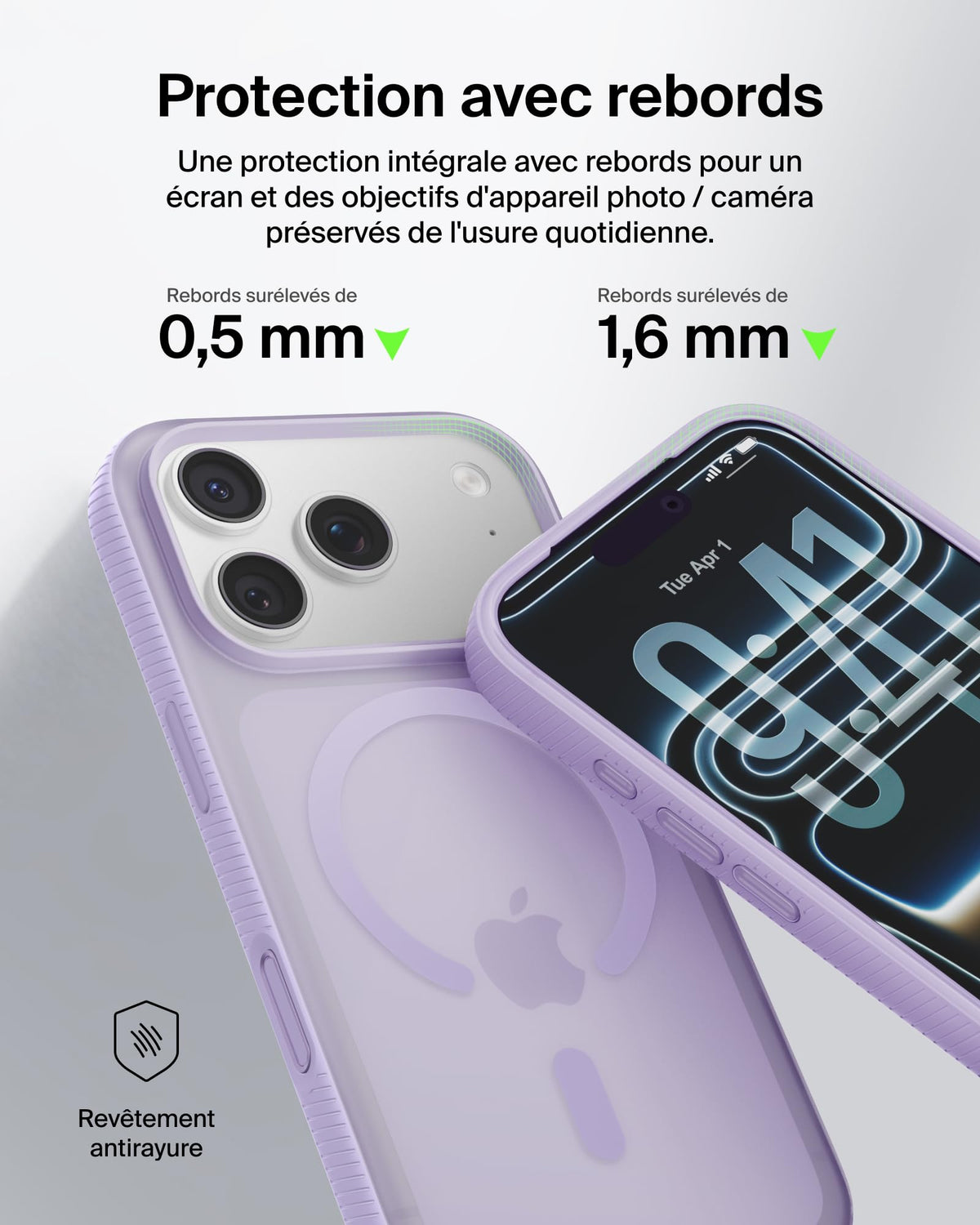 COVER/GRIP TPU 17 PRO TINT CANDY LAVANDE