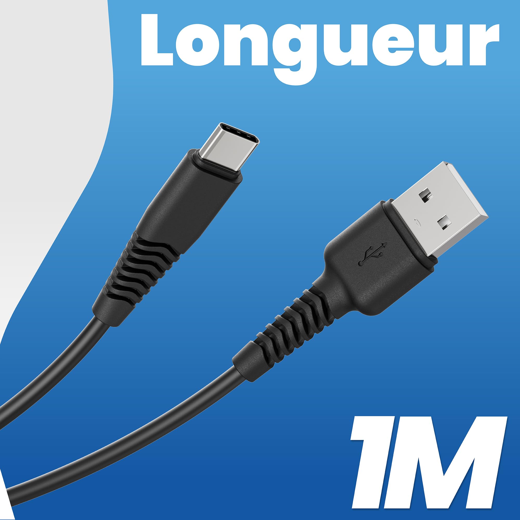 TNB 1m USB-C to USB Cable Black