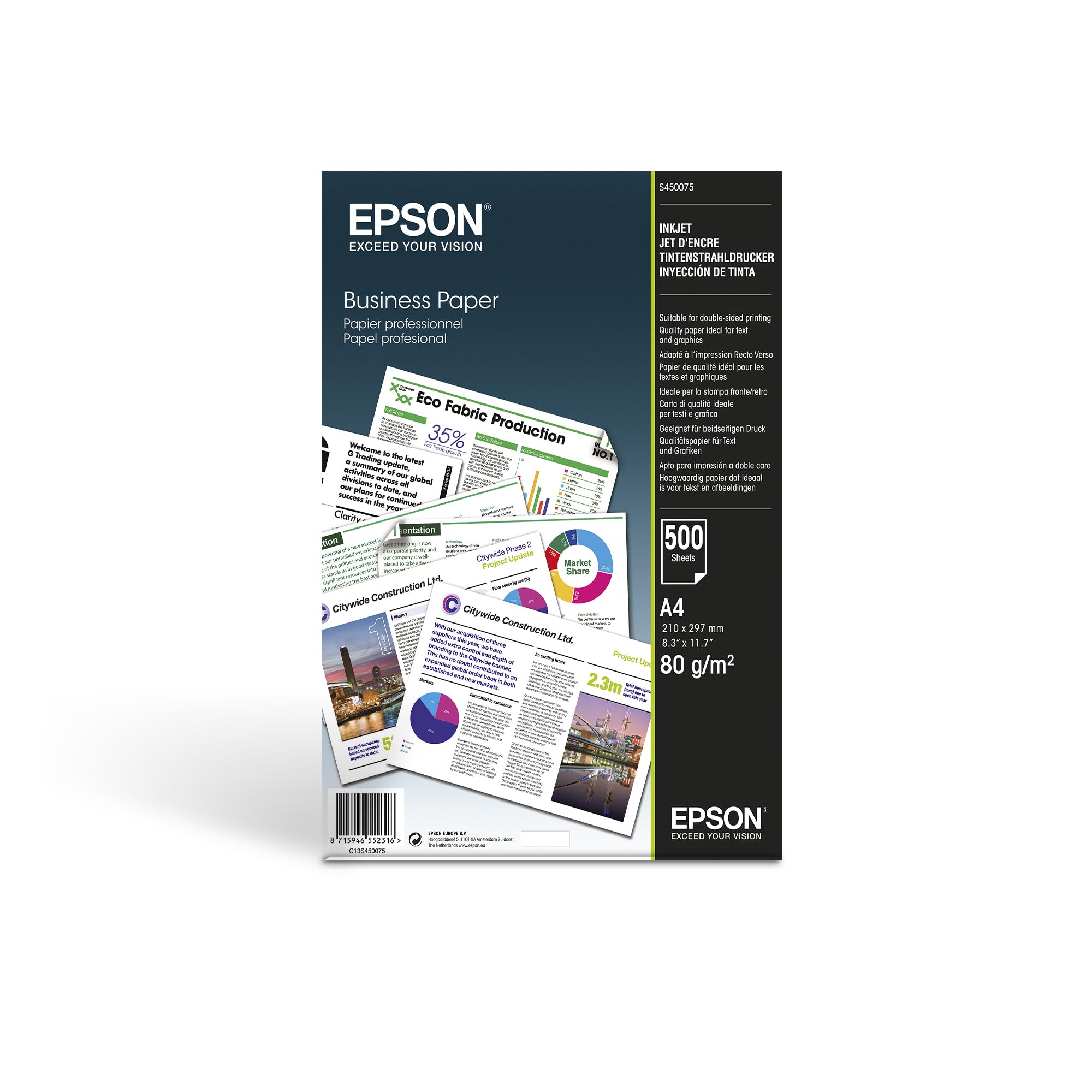 EPSON Business Paper 80gsm 500 sheets