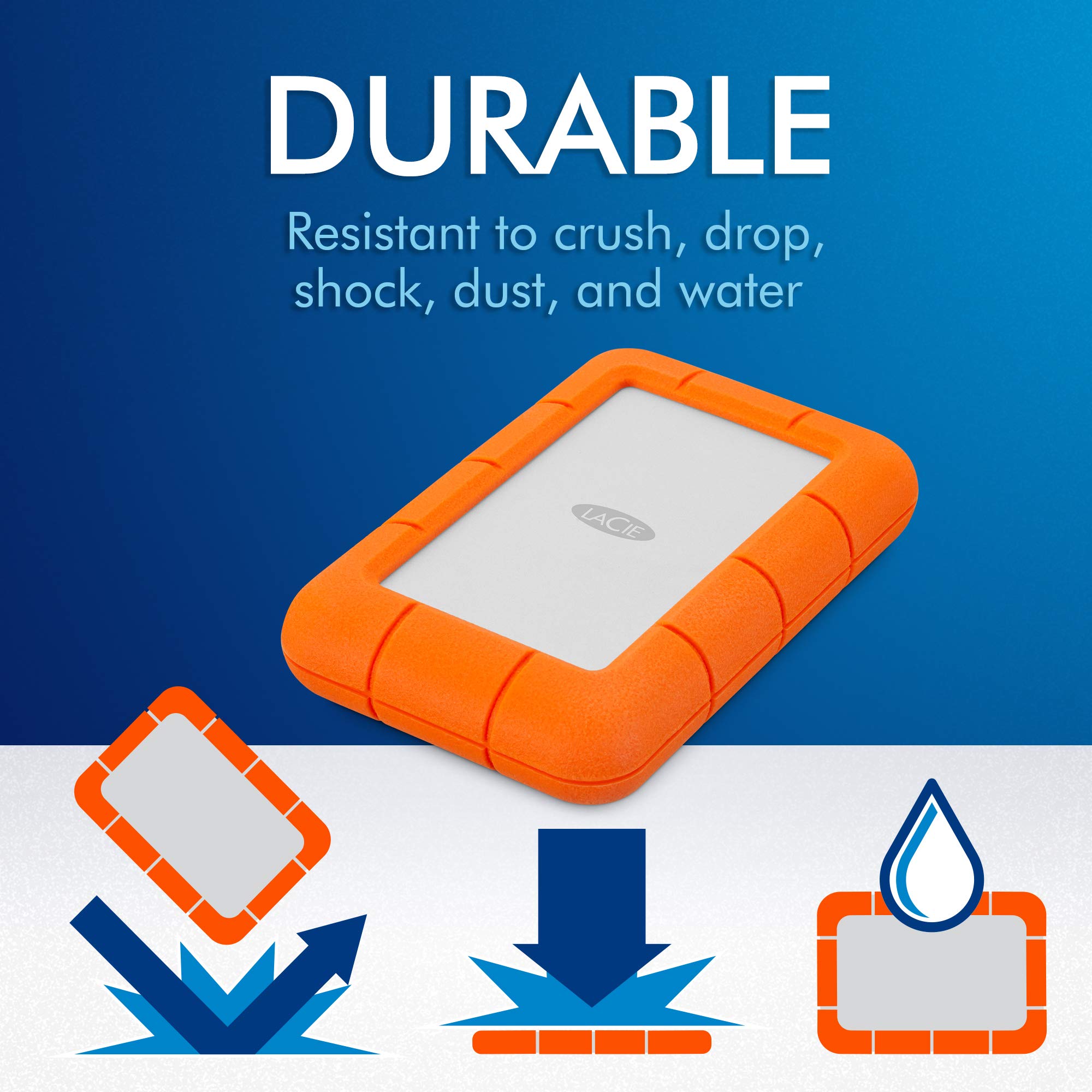 LACIE Rugged Mini USB 3.0 5To RTL