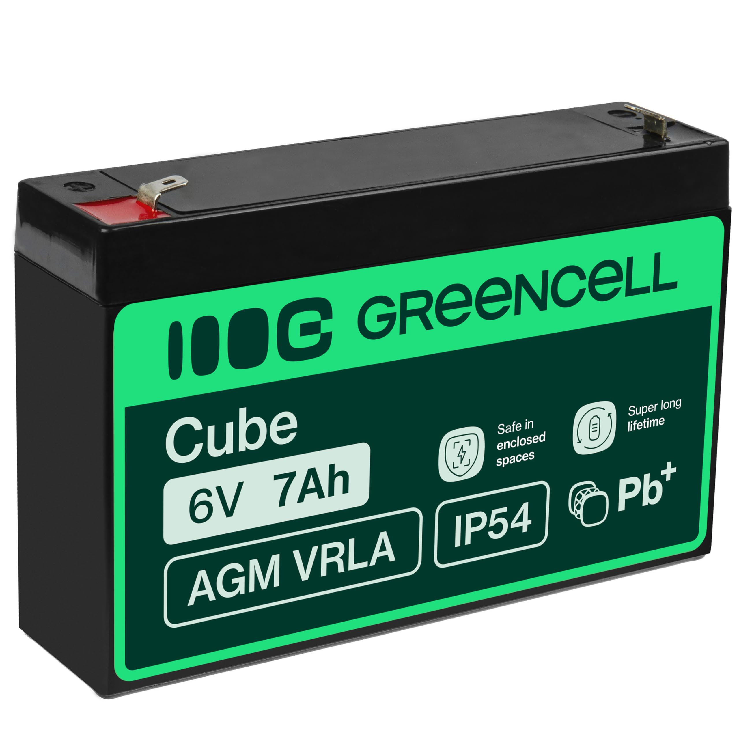 Batterie pour Système d'Alimentation Sans Interruption Green Cell AGM12 7000 mAh 6 V