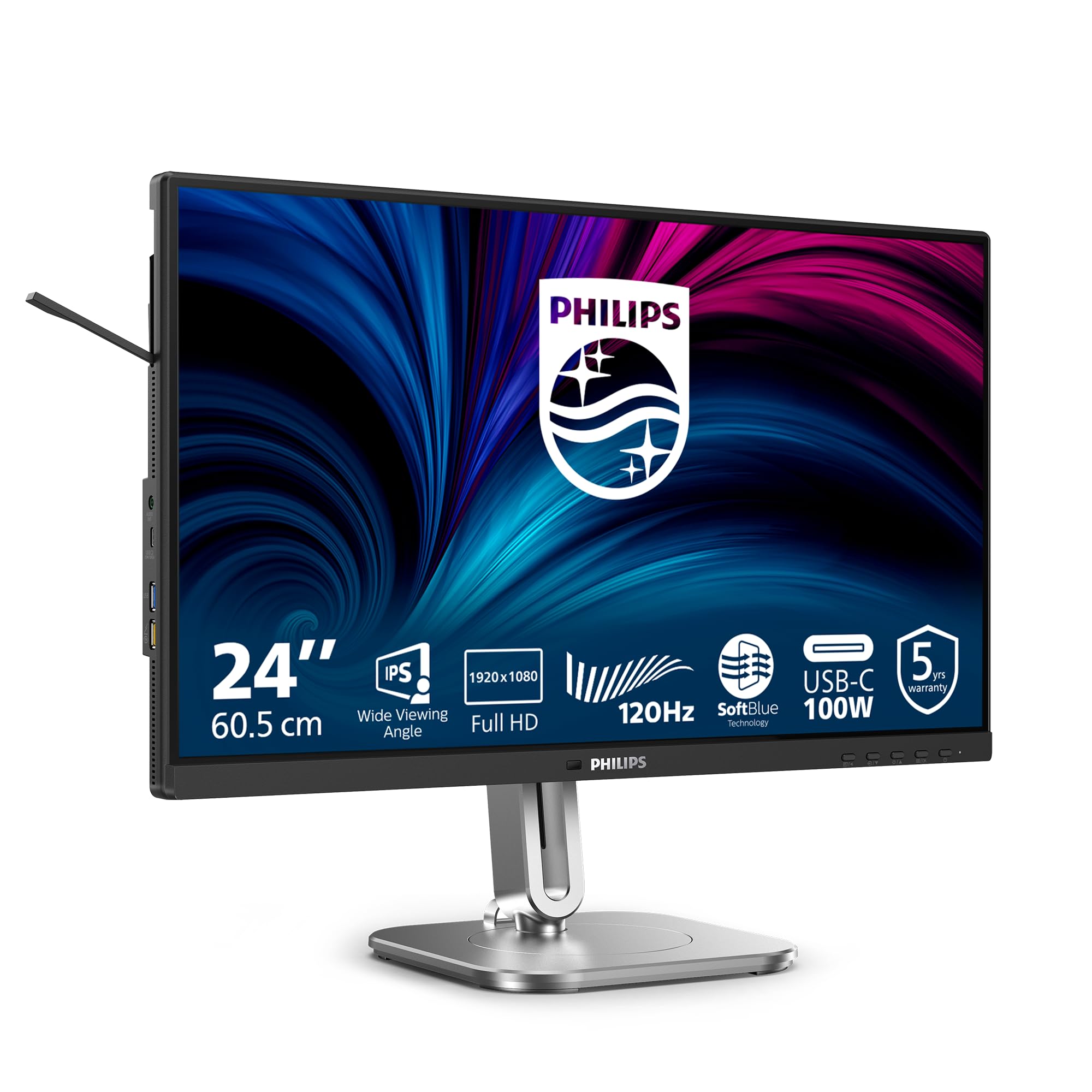 PHILIPS 24B2U4301/00 23.8inch 1920x1080 HDMI DP DaisyChain USB USB-C RJ-45