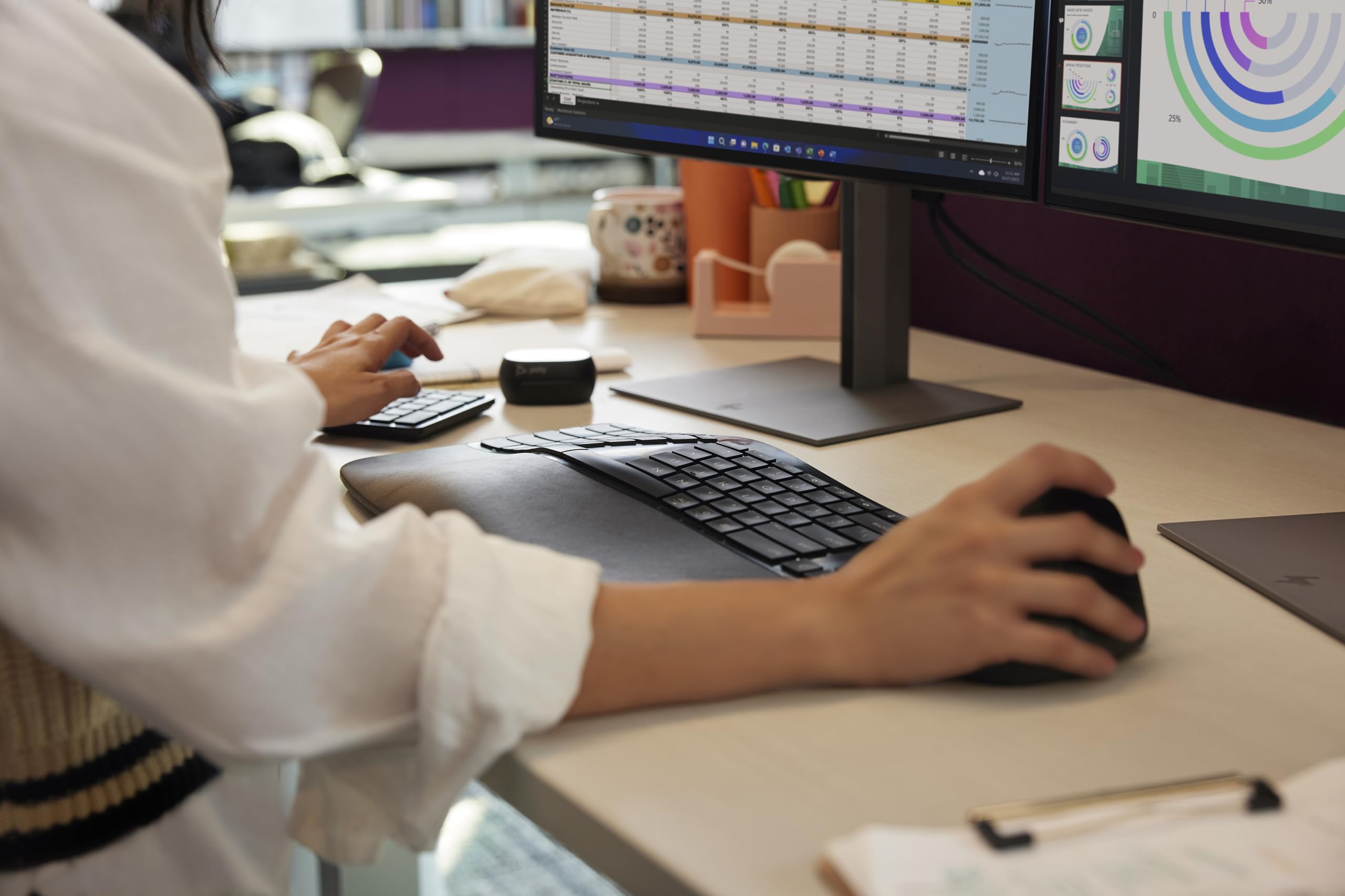 HP 925 Ergonomic Vertical Wireless Mouse