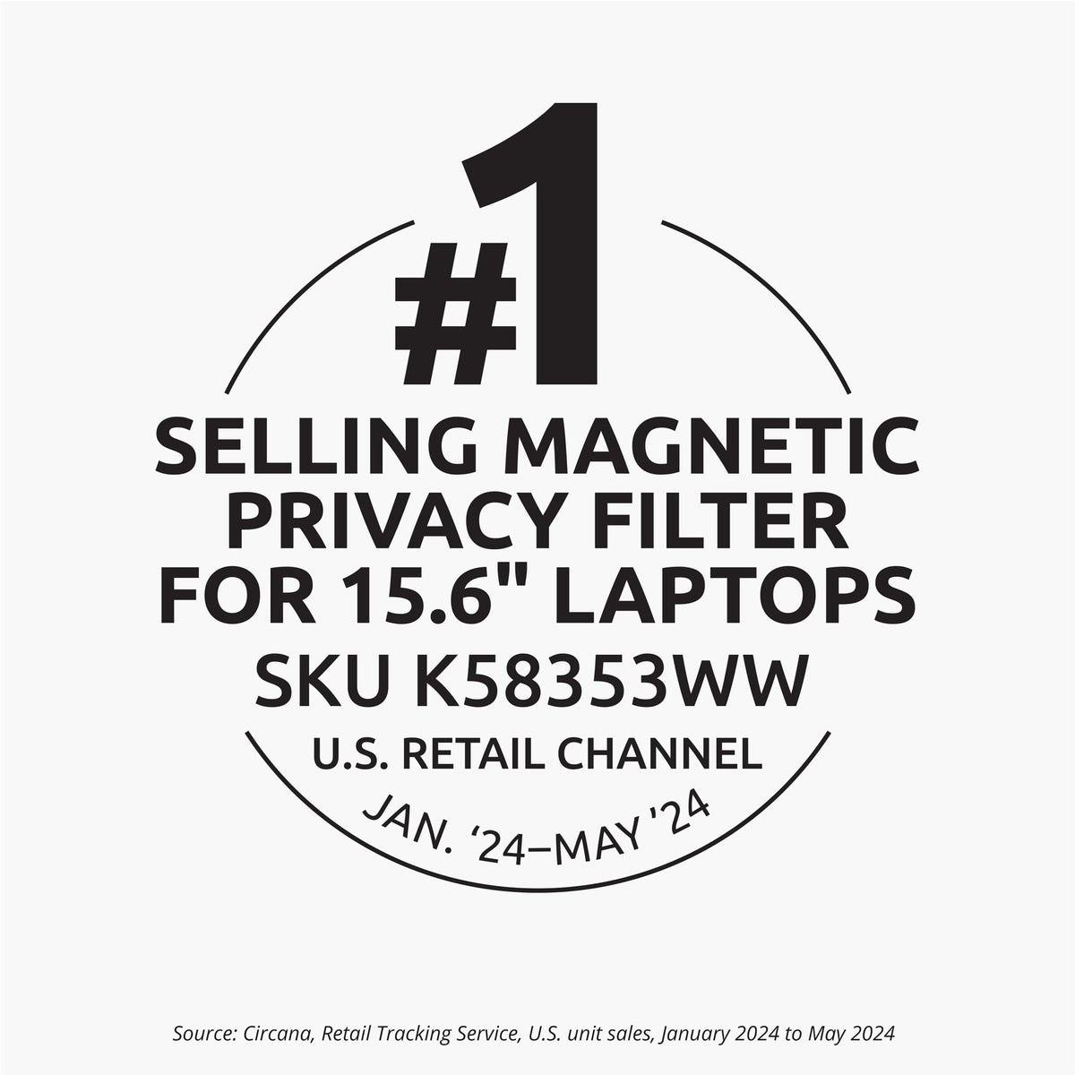 Magn Priv Scr Filt f 15.6 16:9 Laptop