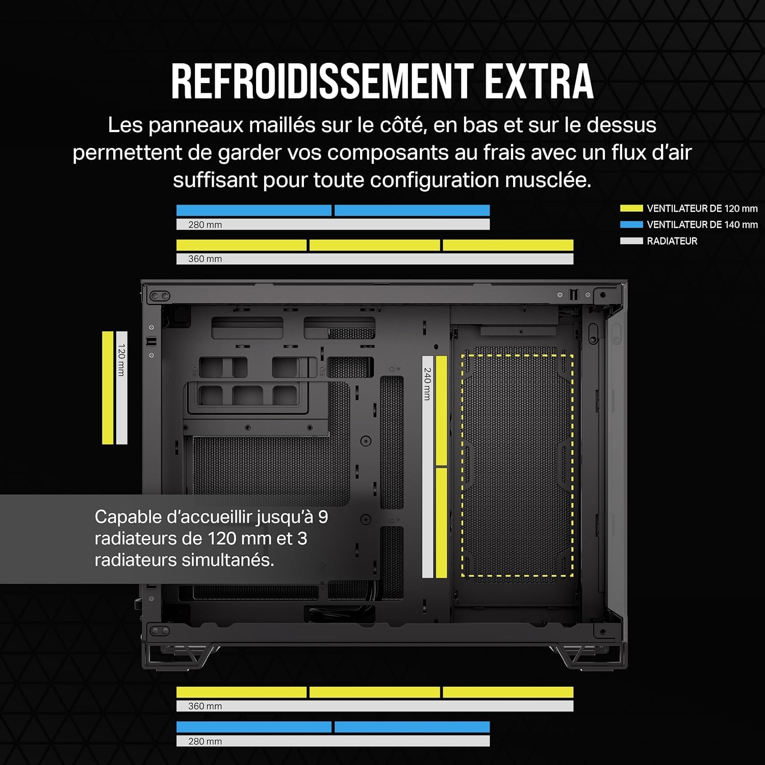Corsair 2500X Midi Tower Noir