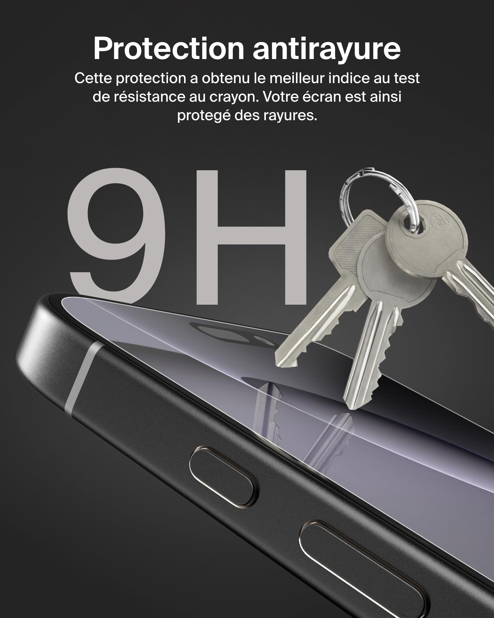 BELKIN ScreenForce Pro Tempered Glass AM Screen Protector - iPhone 16 Pro Max