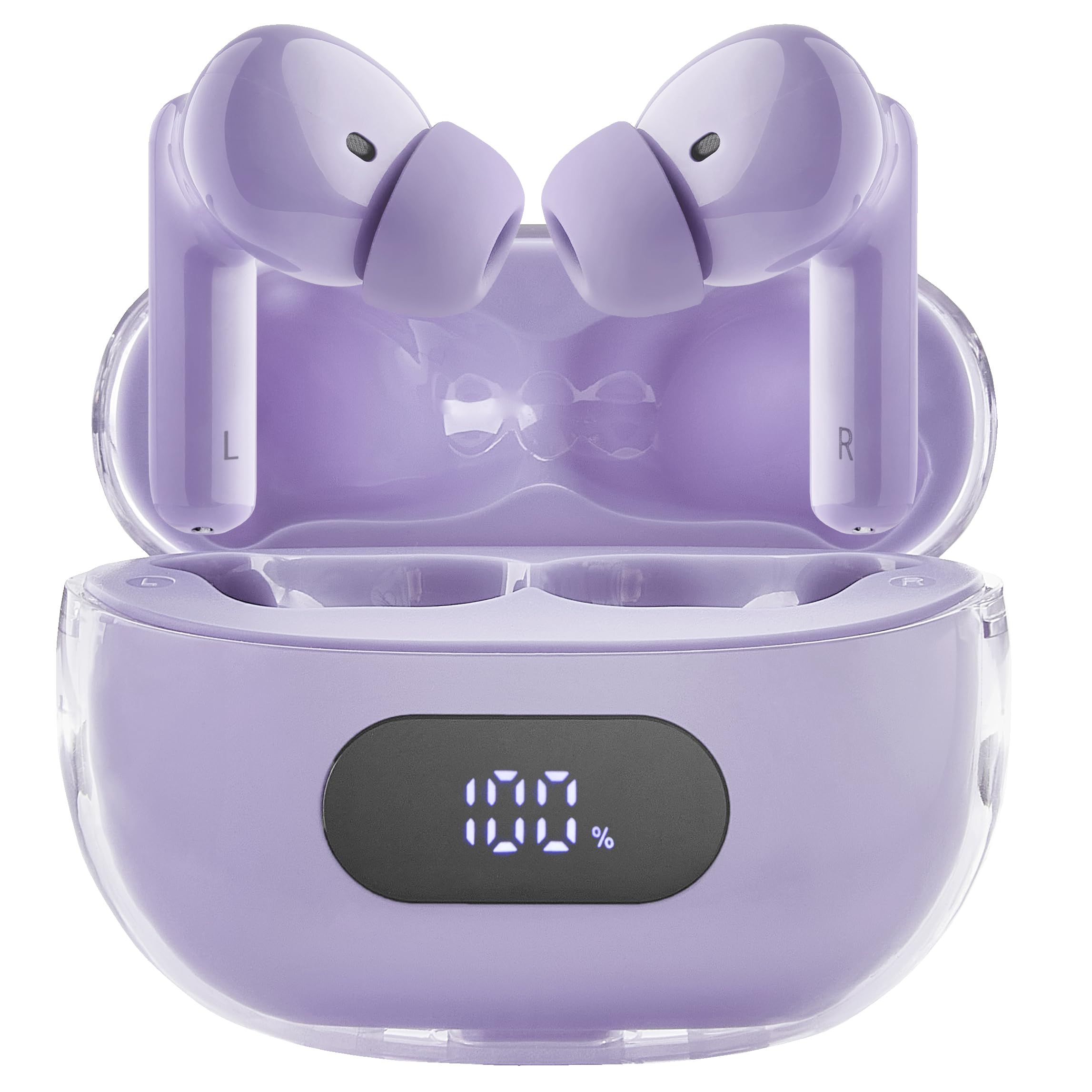 INTENSO Ecouteurs BUDS PLUS sans fil, violets