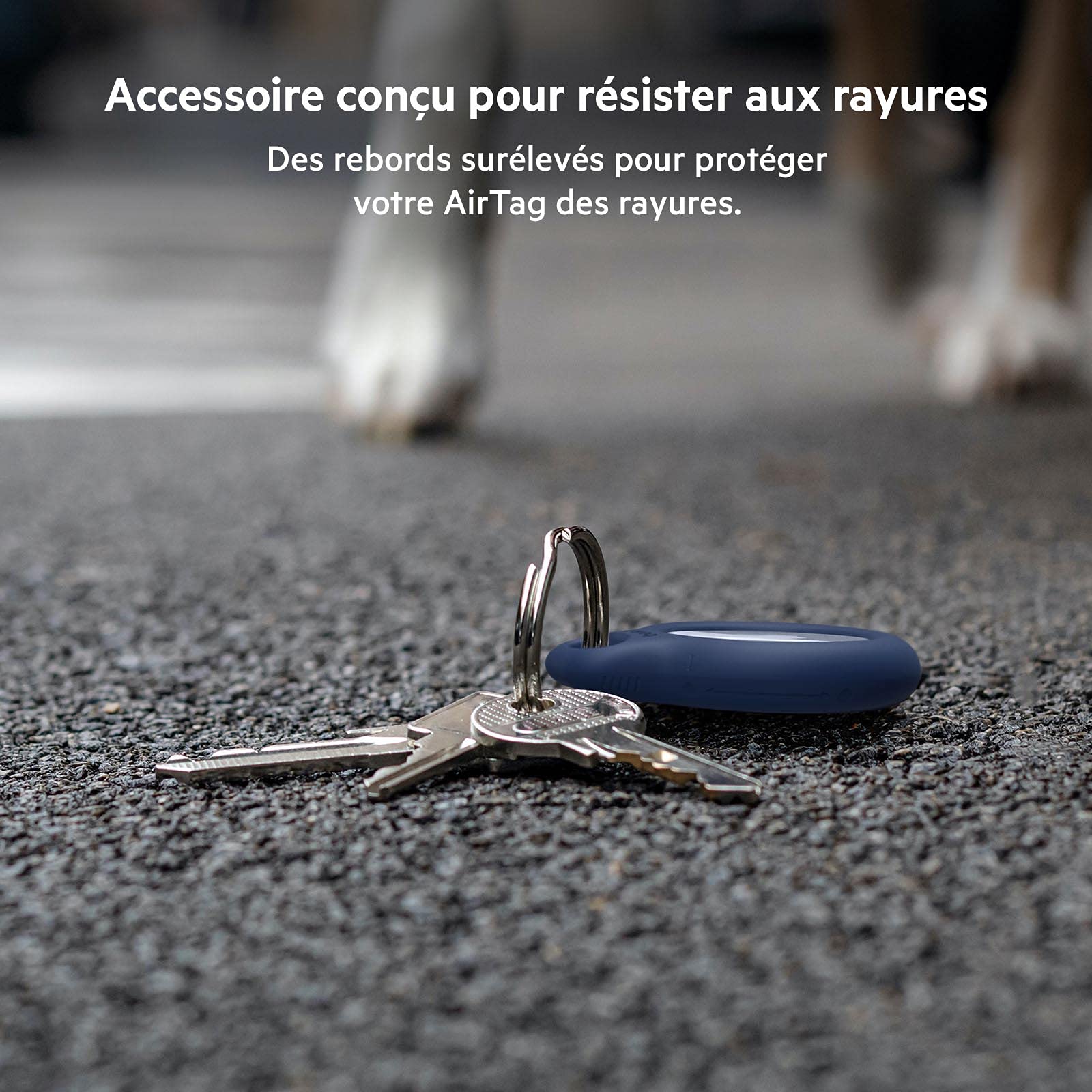 Belkin Secure holder Keyring 2pc Blue
