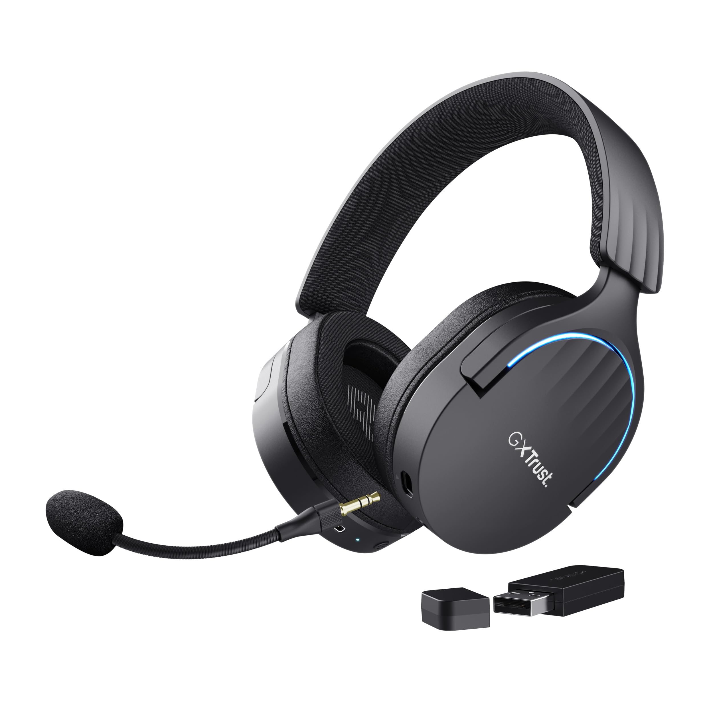 TRUST Casque gaming sans fil FAYZO DUAL Wireless - Black