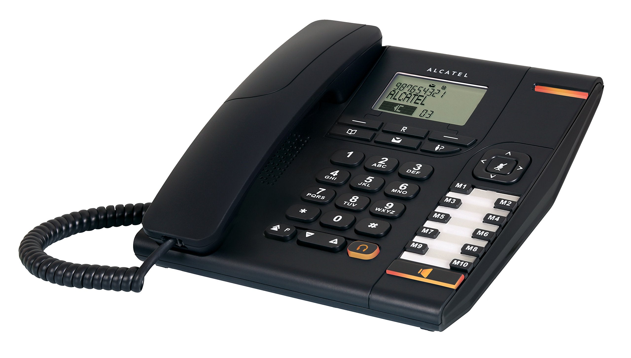 Alcatel temporis 880 téléphone lcd avec prise casque