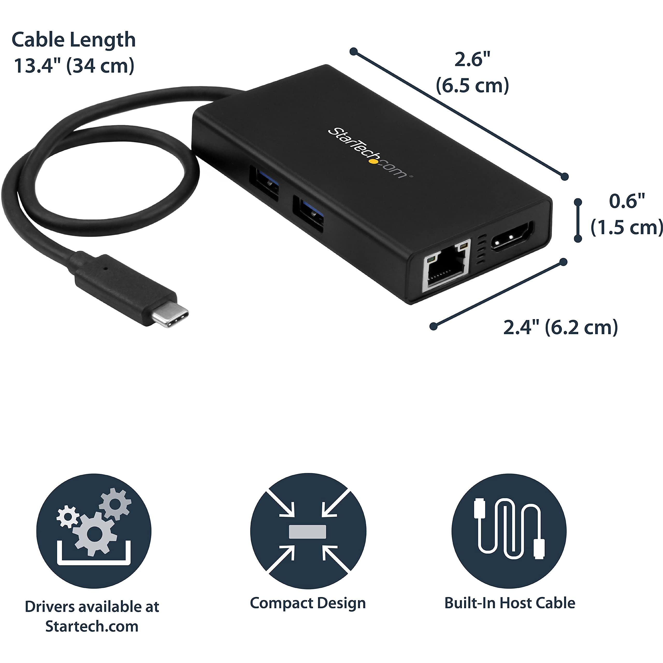 USB C Multiport Adapter for Laptops