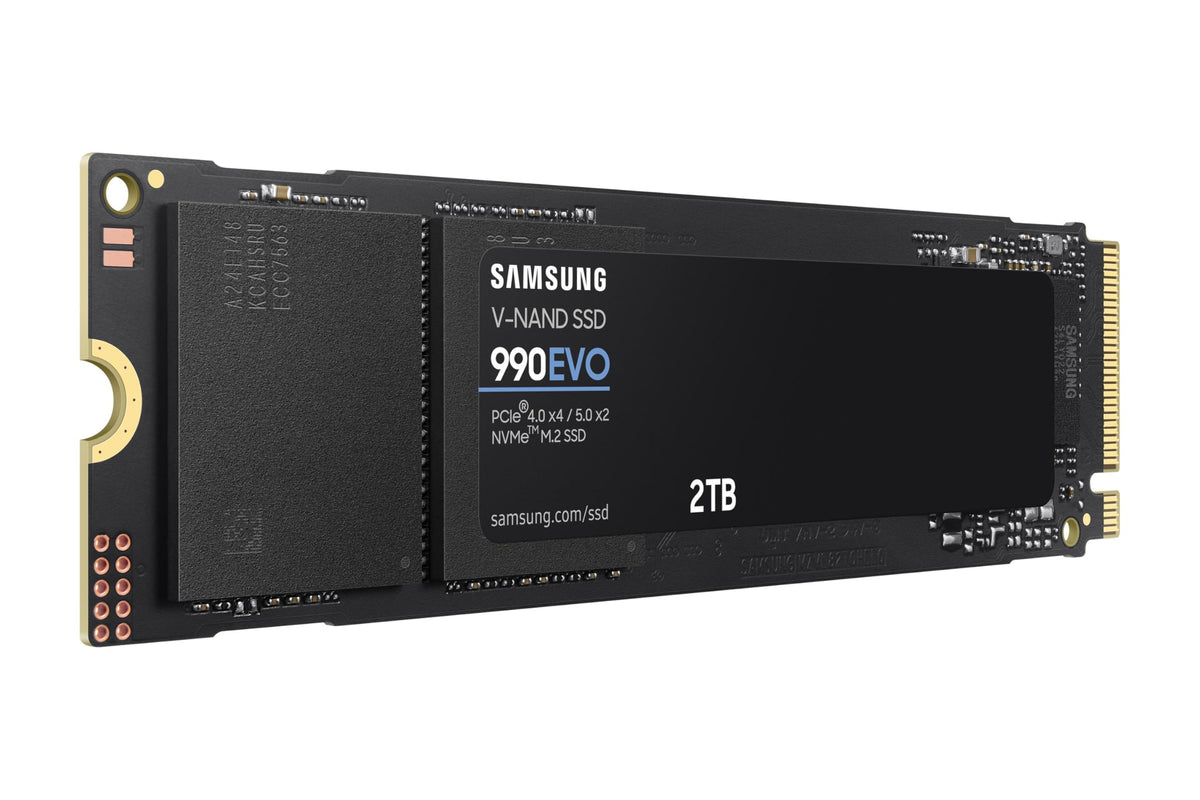 SSD SAMSUNG SERIE 990 EVO M.2 2To 2280 PCIe 4.0 x4 / 5.0 x2 NVMe 2.0 Lecture 500