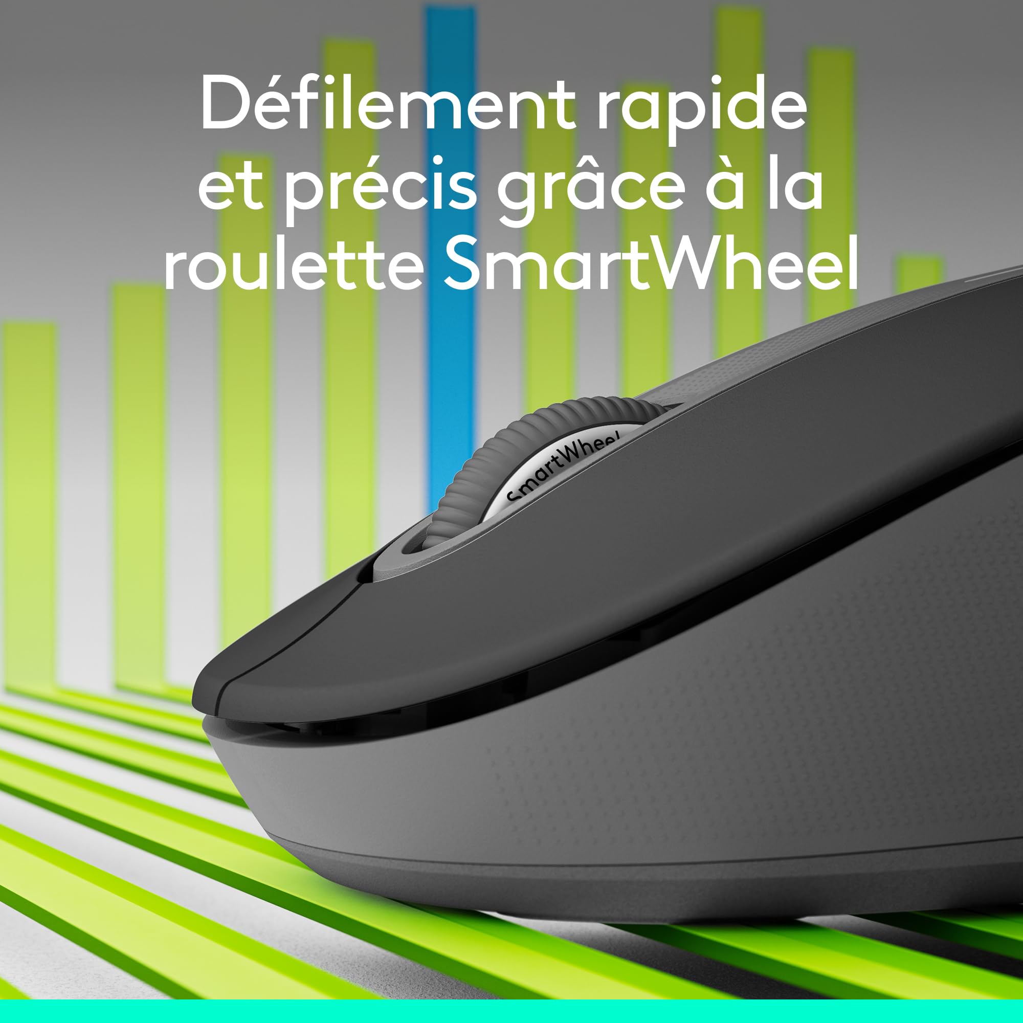 LOGITECH Signature M650 L LEFT Mouse large size left-handed optical 5 buttons wireless Bluetooth 2.4 GHz GRAPHITE