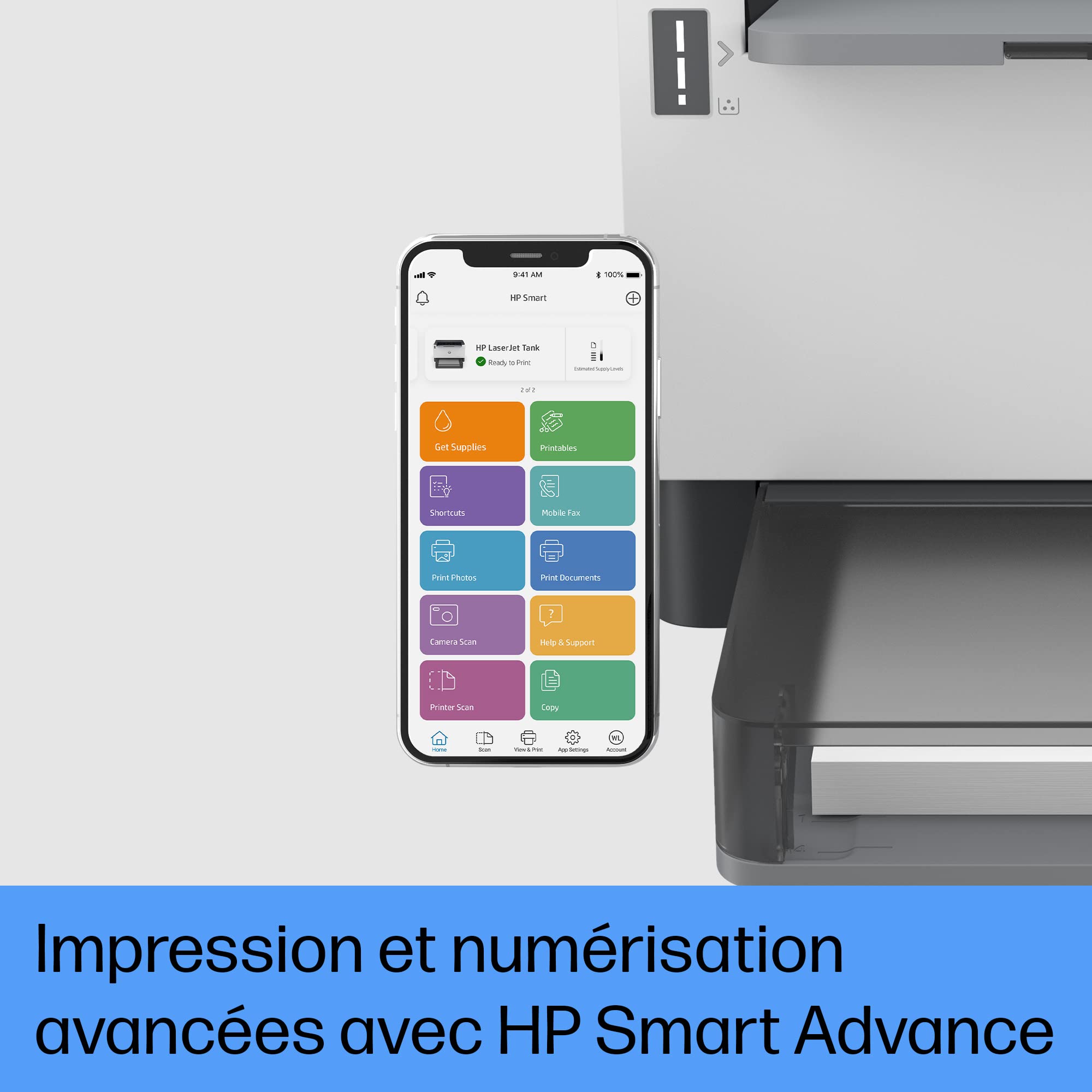 HP LaserJet Imprimante Tank MFP 2604dw, Noir et blanc, Imprimante pour Entreprises, Sans fil  Impression recto-verso  Numérisation vers e-mail  Numériser vers P