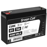 Green Cell Battery AGM 6V 7AH