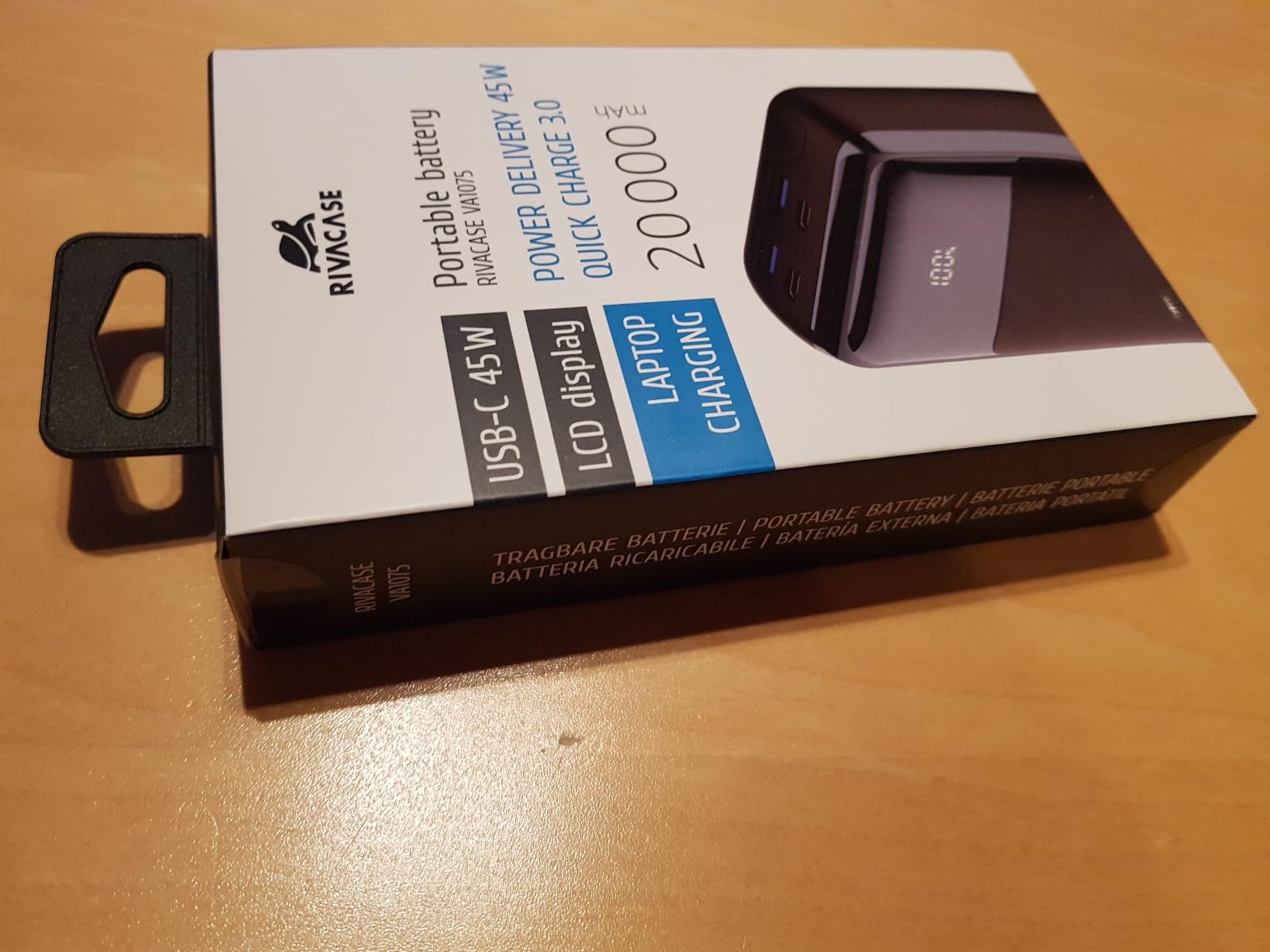Powerbank 20000mAh pour laptop 45W charge ultra rapide power