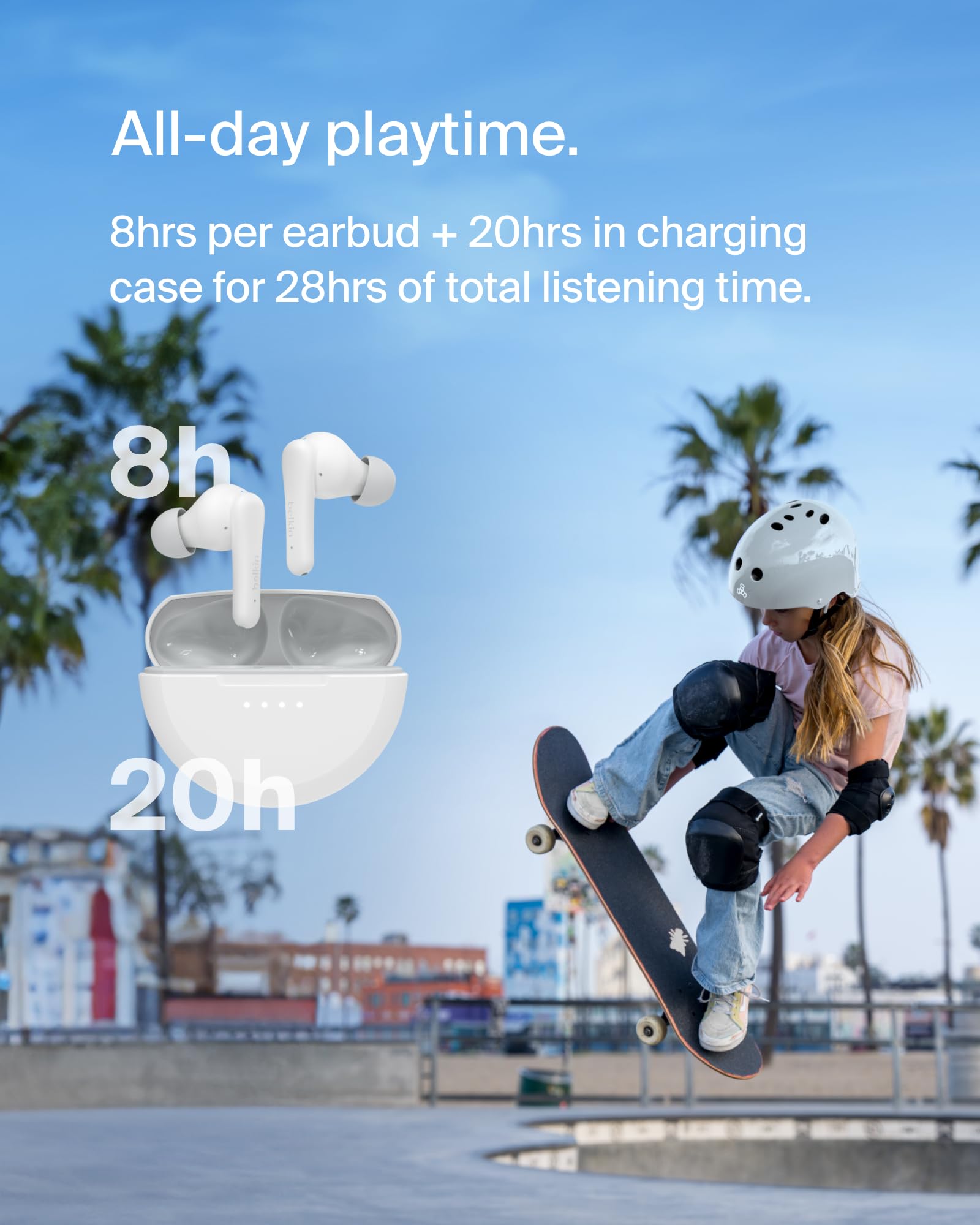 BELKIN SOUNDFORM NANO2 True Wireless Earbuds White