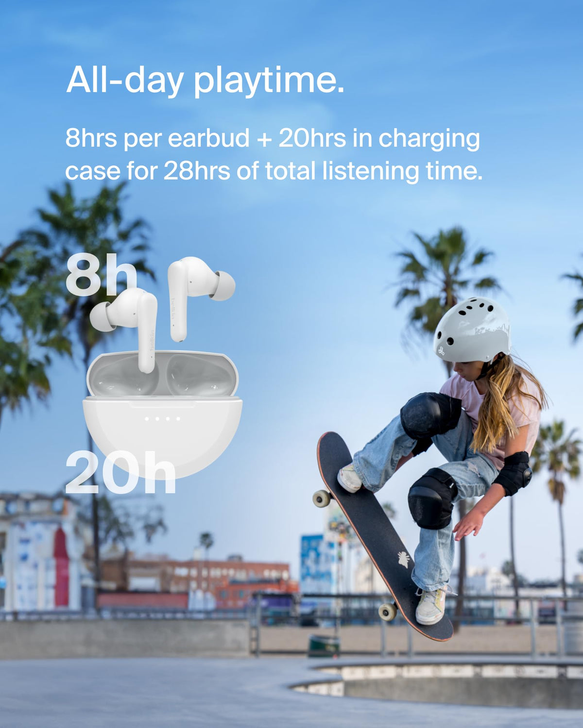 BELKIN SOUNDFORM NANO2 True Wireless Earbuds White