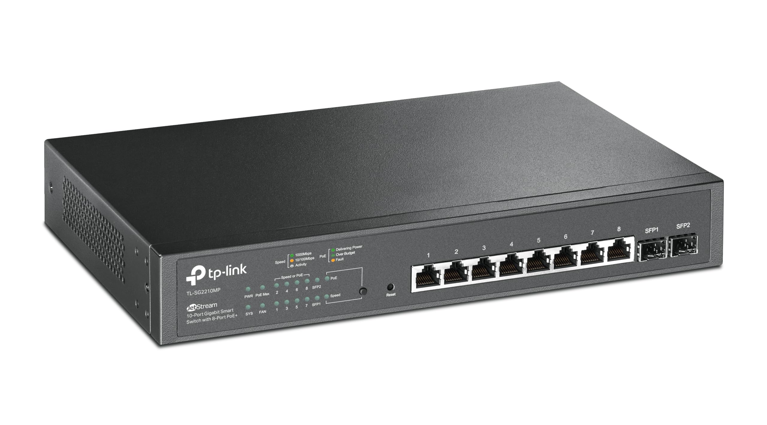 JetStream 10-Port Gigabit Smart Switch