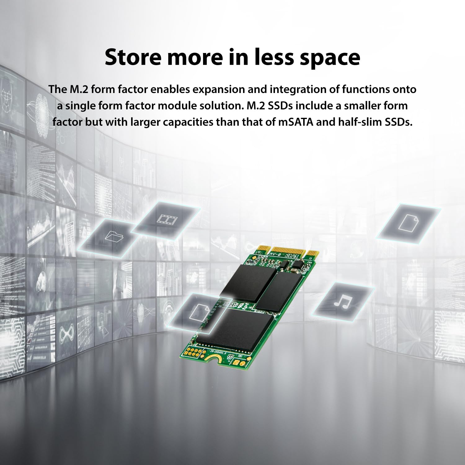 TRANSCEND 256Go M.2 2242 SSD SATA3 B+M Key TLC