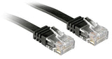 LINDY Cat.6 Flat ribbon-Patchcable black 10m without shielded