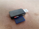TRANSCEND RDF5 Lecteur de carte microSD SDHC microSDHC SDXC microSDXC SDHC UHSI SDXC UHSI microSDHC SDXC UHSI USB 3.0