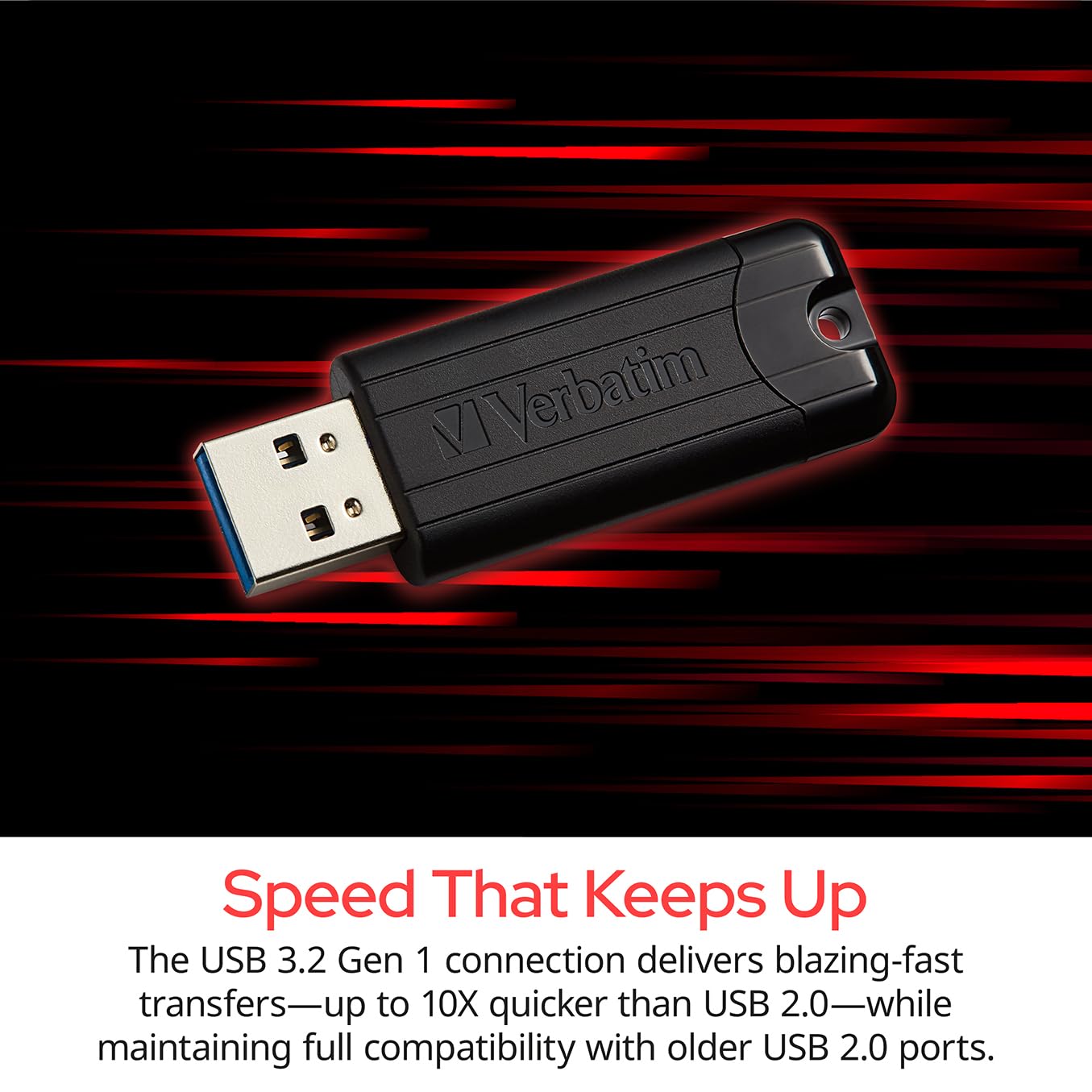 StorenGo Pinstripe USB 3.0 Drive 32GB