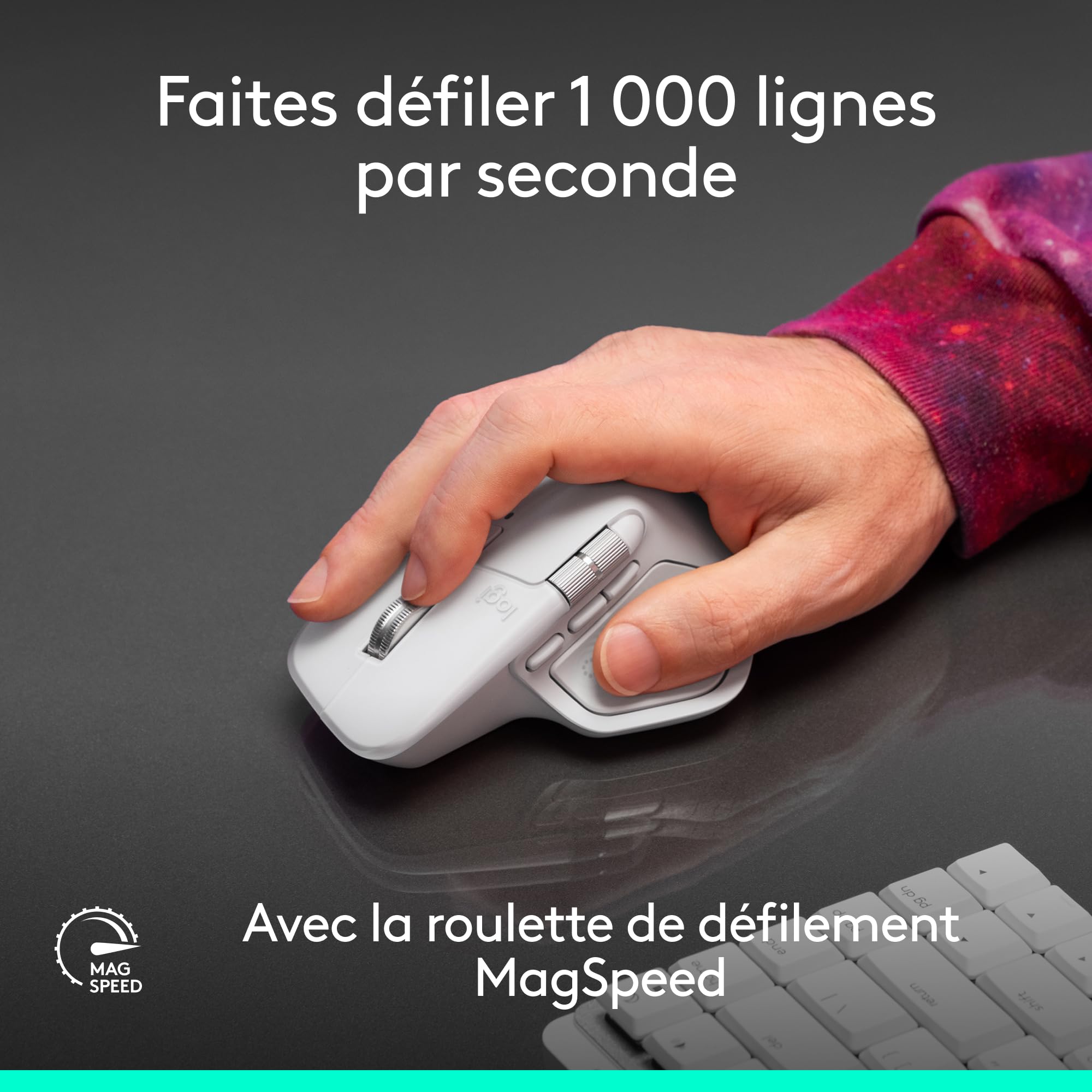 LOGITECH MX Master 4 Mouse for Mac Space Black